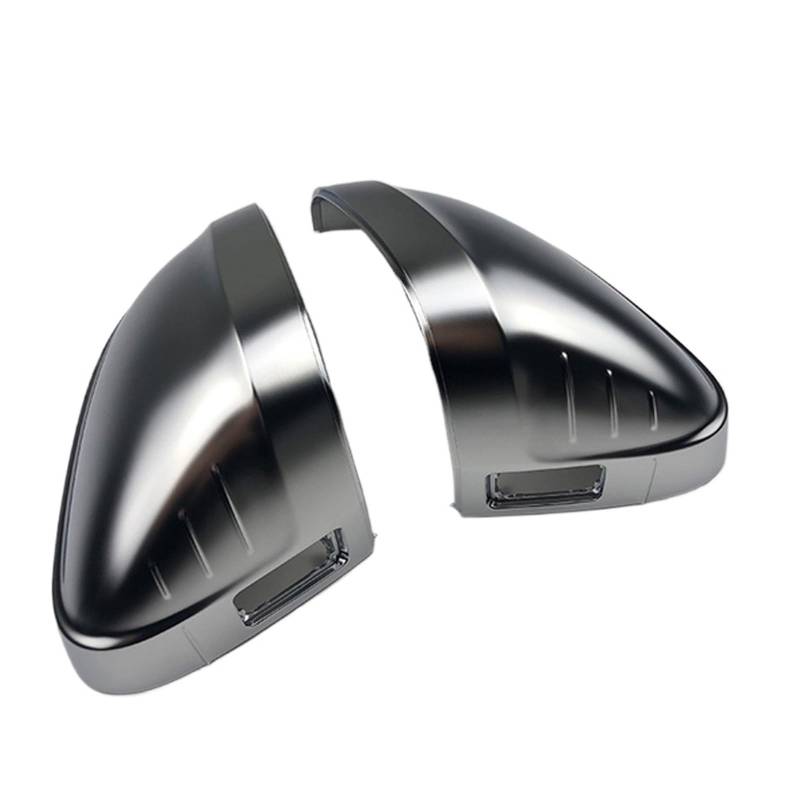Spiegelkappen Für A4 Für A5 Für S4 Für S5 Für B9 Auto Rückspiegel Abdeckung Seite Flügel Abdeckungen Trim Silber Matte Chrom Shell Rückspiegelkappe(With assist) von XVGUOYAN