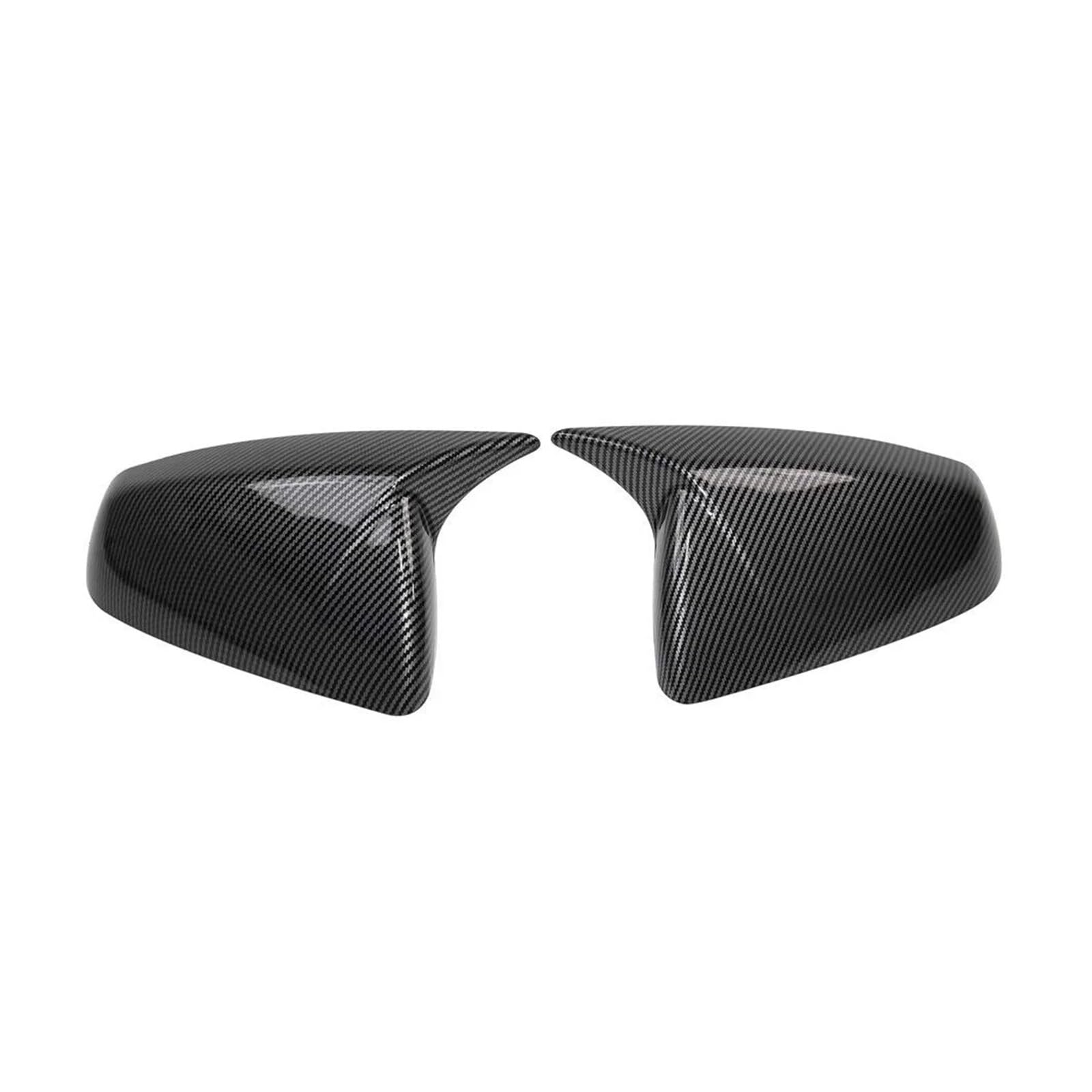 Spiegelkappen Für Cadillac Für SRX 2010-2016 Auto Rück Seite Spiegel Abdeckung Flügel Kappe Tür Gehäuse Shell Rückspiegelkappe(Carbon Look) von XVGUOYAN