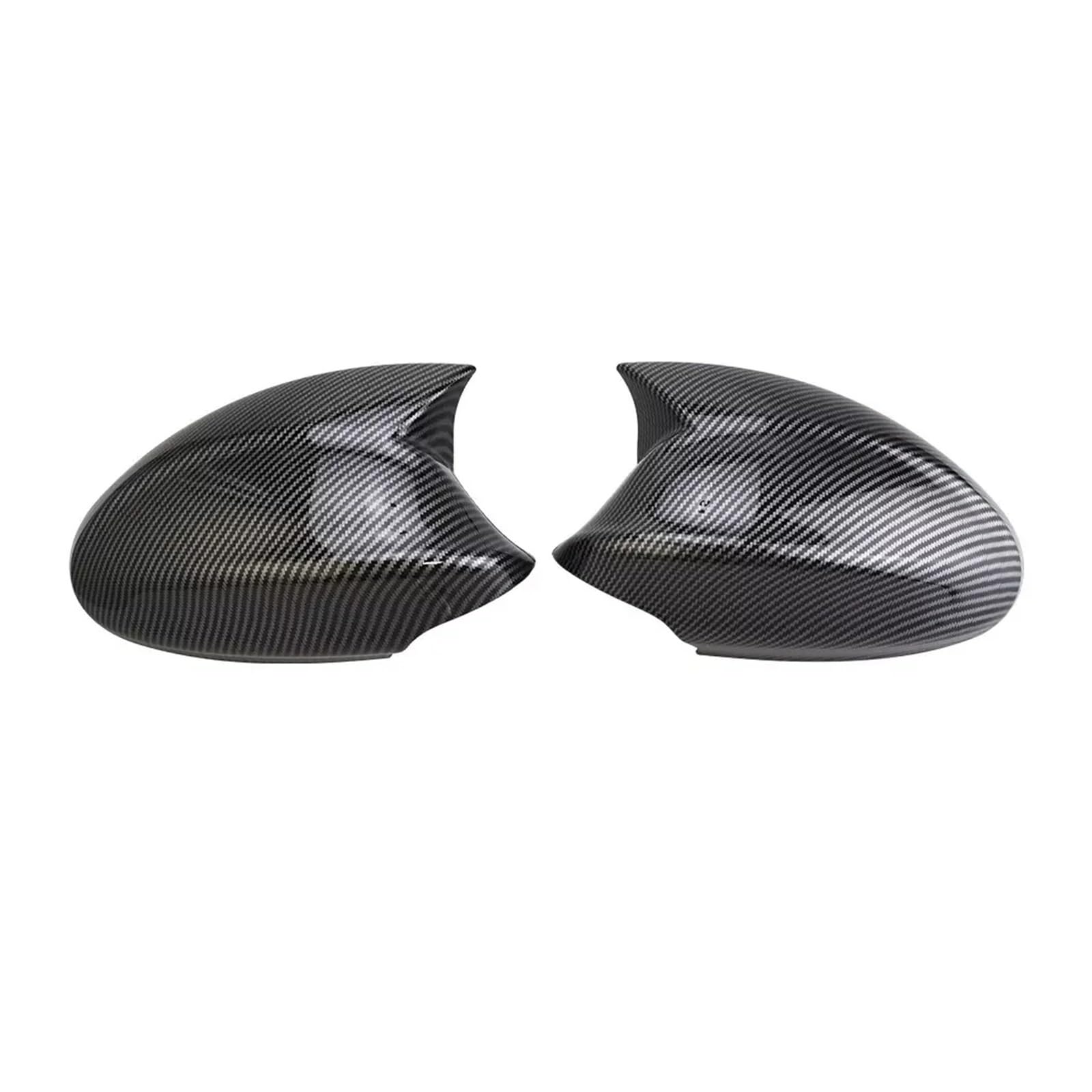 Spiegelkappen Für E90 E91 E92 E93 E87 E81 E82 E88 2005-2007 Auto Rück Seite Spiegel Abdeckung Flügel Kappe Shell Rückspiegelkappe(Carbon Look) von XVGUOYAN