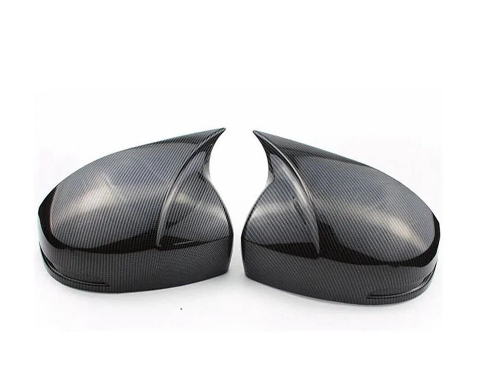 Spiegelkappen Für Fit Für Jazz Für Shuttle Für Stadt 2014-2018 Auto Rück Seite Spiegel Abdeckung Flügel Kappe Shell Rückspiegelkappe(No Light Carbon) von XVGUOYAN