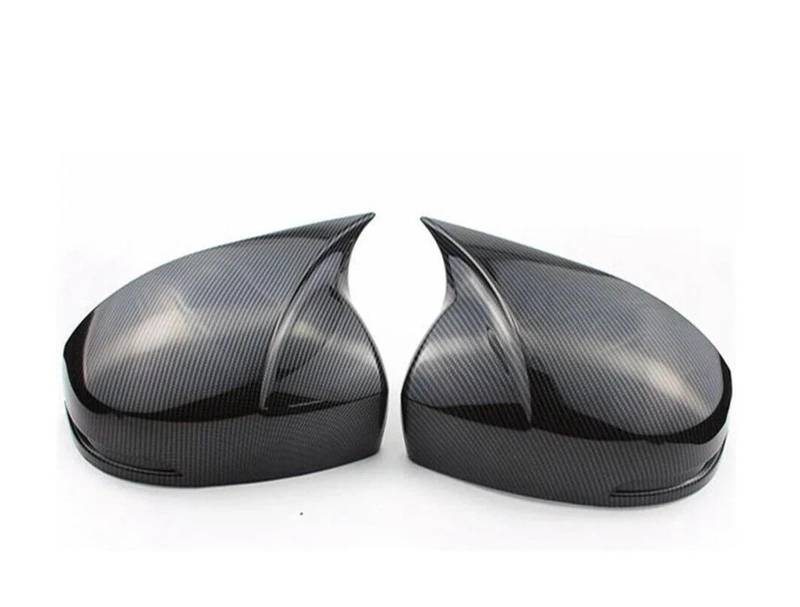 Spiegelkappen Für Fit Für Jazz Für Shuttle Für Stadt 2014-2018 Auto Rück Seite Spiegel Abdeckung Flügel Kappe Shell Rückspiegelkappe(No Light Carbon) von XVGUOYAN