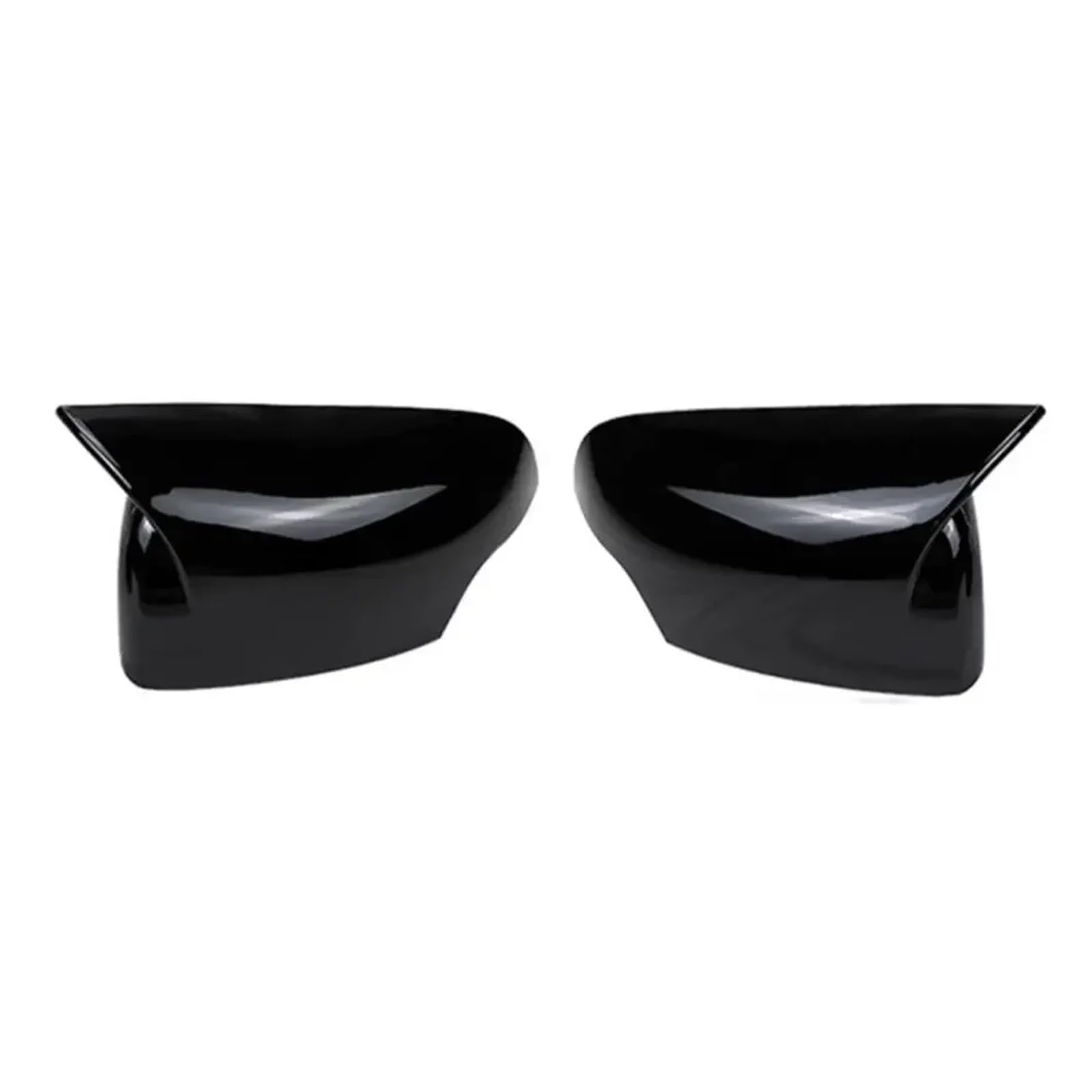 Spiegelkappen Für Ford Für Ranger Für T6 Für Raptor Für Wildtrak 2012-2021 Auto Rück Seite Spiegel Abdeckung Flügel Kappe Shell Rückspiegelkappe(Gloss Black) von XVGUOYAN
