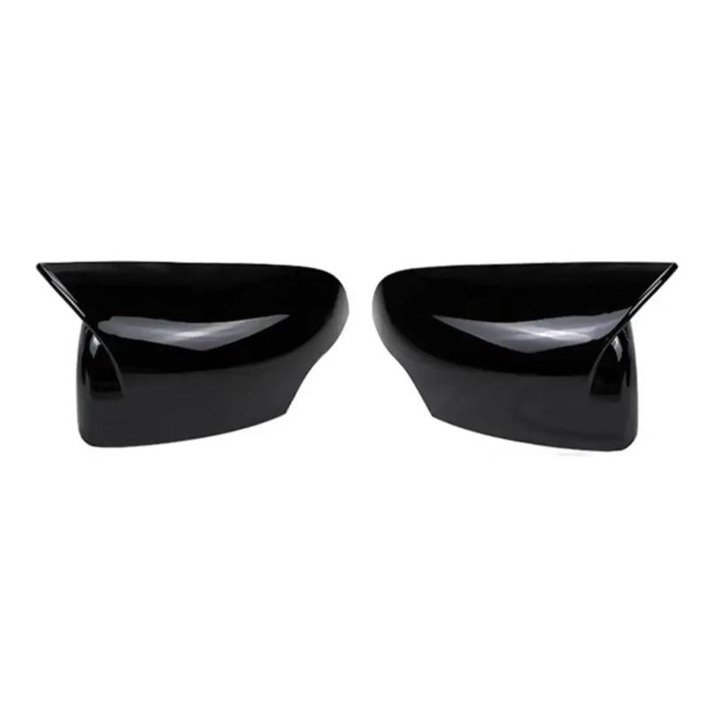 Spiegelkappen Für Ford Für Ranger Für T6 Für Raptor Für Wildtrak 2012-2021 Auto Rück Seite Spiegel Abdeckung Flügel Kappe Shell Rückspiegelkappe(Gloss Black) von XVGUOYAN