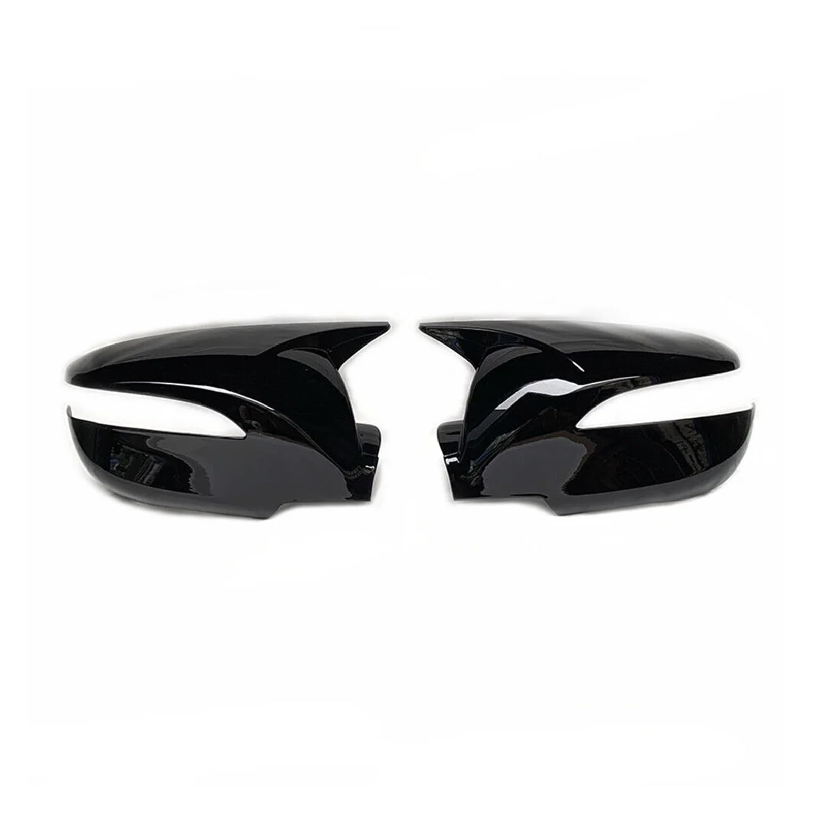 Spiegelkappen Für Hyundai Für IX35 2011-2015 Auto Rück Seite Spiegel Abdeckung Flügel Kappe Außentür Gehäuse Shell Rückspiegelkappe(Gloss Black) von XVGUOYAN