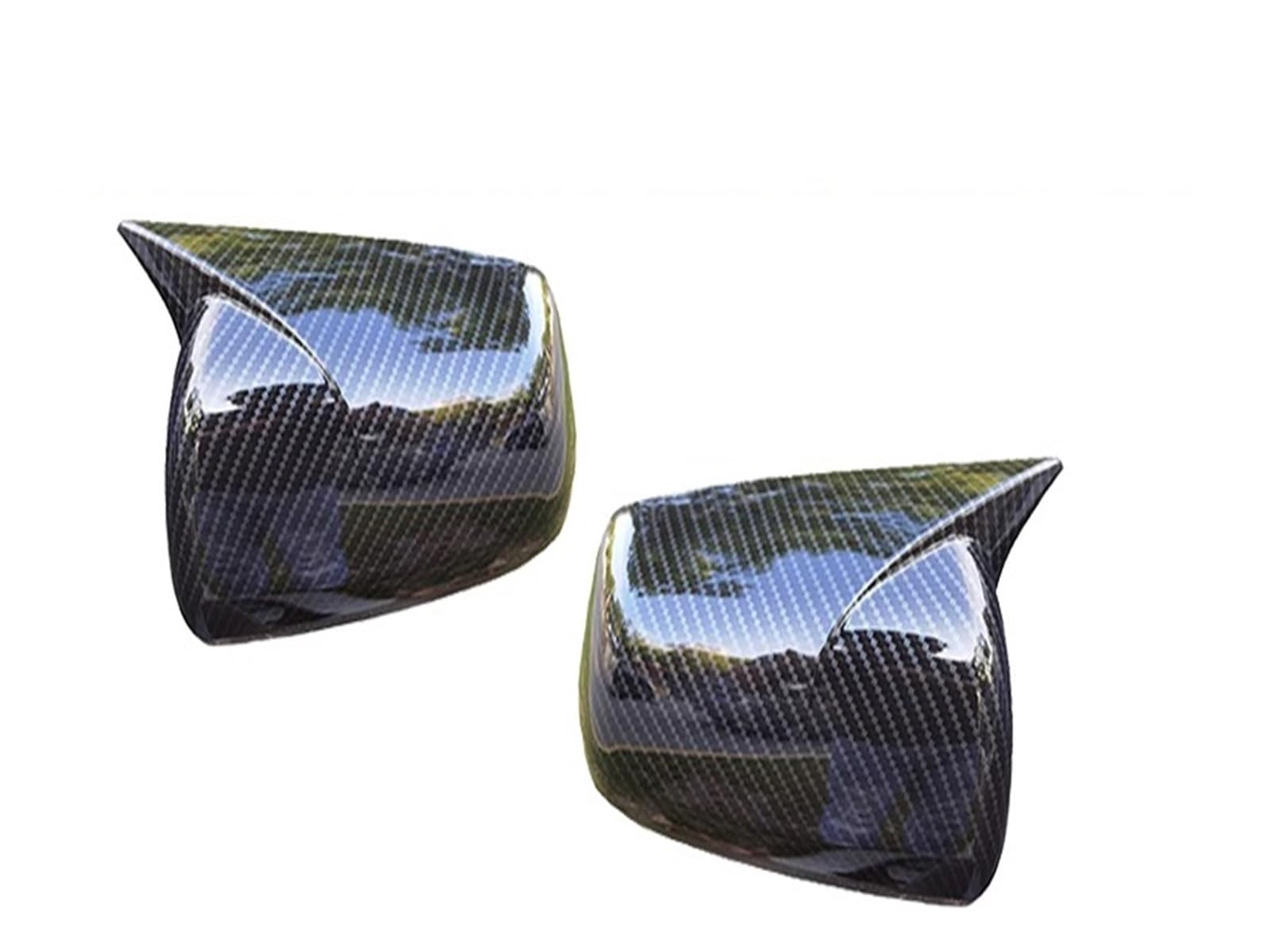 Spiegelkappen Für Mitsubishi Für Lancer Für X Für 10 Für EX Für EVO 2008-2016 Auto Aufkleber Rück Seite Spiegel Abdeckung Flügel Kappe Rückspiegelkappe(Without lamp 08-12 C) von XVGUOYAN