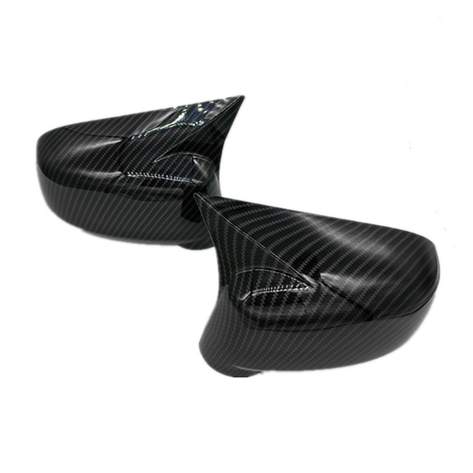 Spiegelkappen Für Nissan Für Tiida Für Fließheck 2004-2010 Auto Rück Seite Spiegel Abdeckung Flügel Kappe Rückspiegelkappe(Carbon Look) von XVGUOYAN