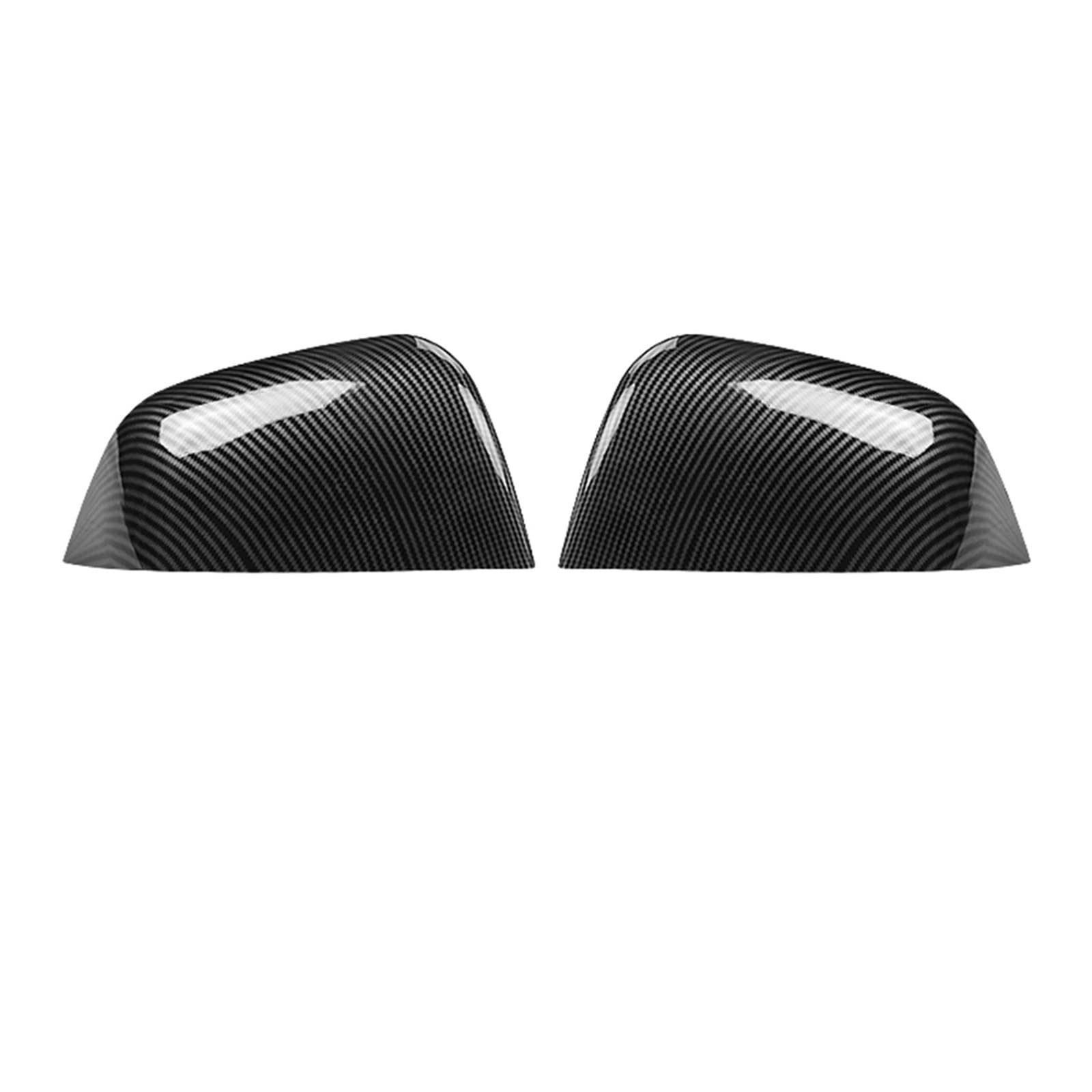 Spiegelkappen Für Tesla Für Modell 3 Für Modell Für Y Auto Seite Tür Spiegel Abdeckung Außen Zubehör Seiten Rück Abdeckung Rückspiegelkappe(Y Light Carbon Fiber) von XVGUOYAN