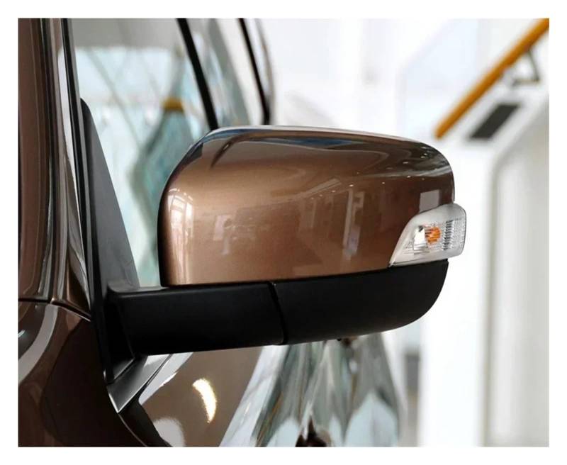 Spiegelkappen Für Volvo Für XC60 2009-2013 Rückspiegel Kappe Links Rechts Seite Rückspiegel Abdeckung Shell Gehäuse Haube Deckel Rückspiegelkappe(Deep Copper LH) von XVGUOYAN