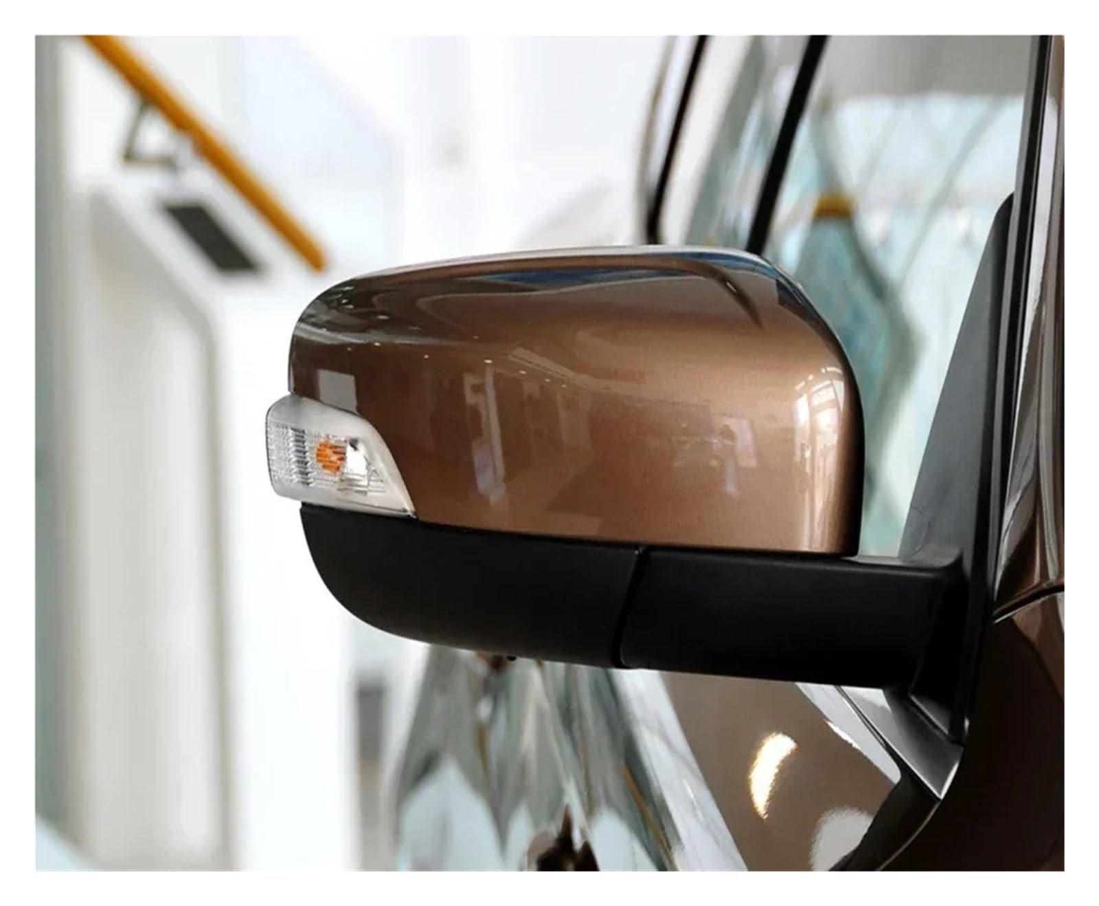 Spiegelkappen Für Volvo Für XC60 2009-2013 Rückspiegel Kappe Links Rechts Seite Rückspiegel Abdeckung Shell Gehäuse Haube Deckel Rückspiegelkappe(Deep Copper RH) von XVGUOYAN