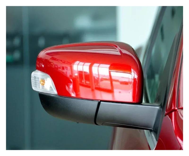 Spiegelkappen Für Volvo Für XC60 2009-2013 Rückspiegel Kappe Links Rechts Seite Rückspiegel Abdeckung Shell Gehäuse Haube Deckel Rückspiegelkappe(Red RH) von XVGUOYAN