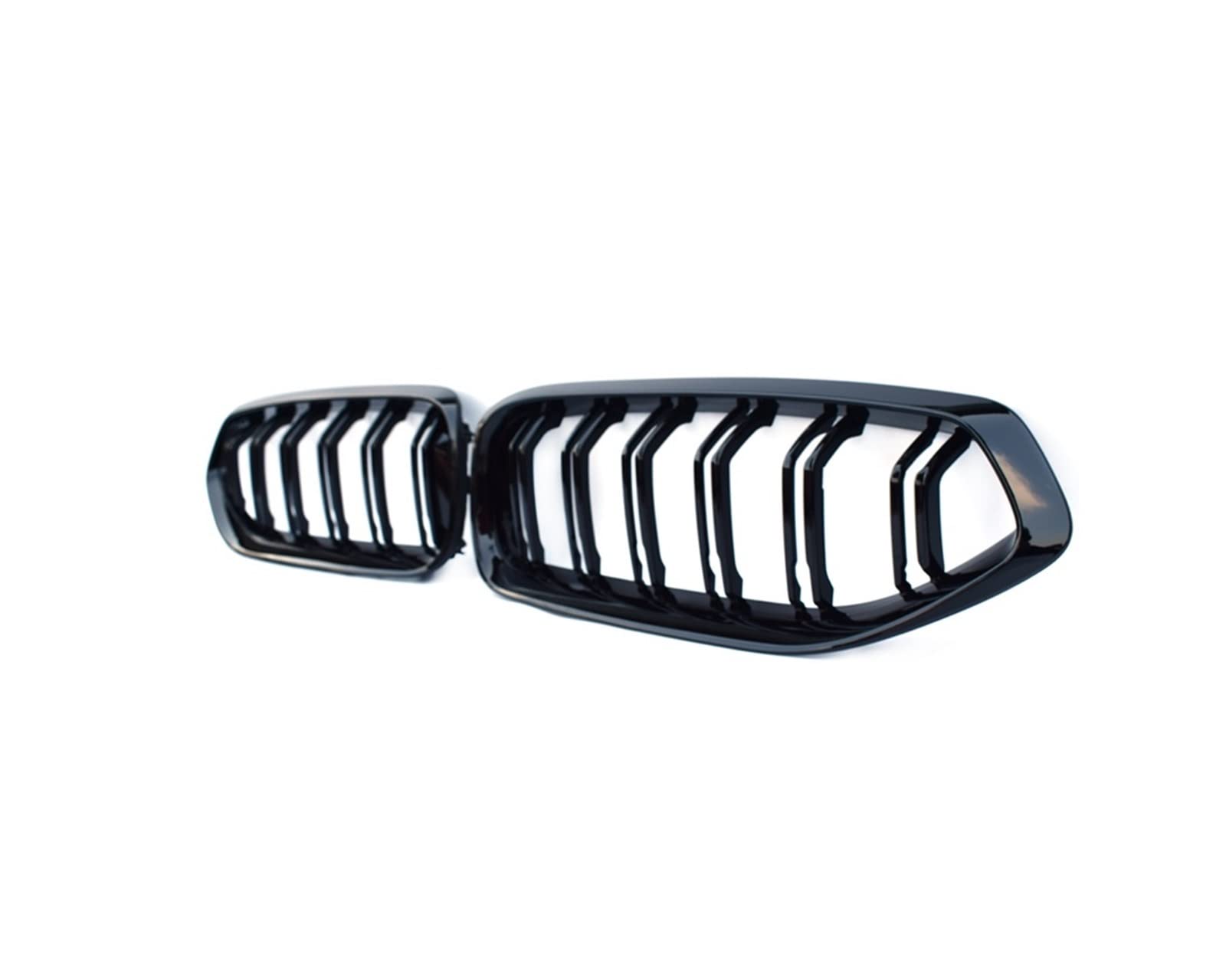 1 Paar Ersatz-Frontstoßstangen-Diamantengrill, Hochglanzschwarz, Nierengrill, kompatibel mit BMW Z4 2019–2024, G29 Roadster M40i SDrive 25i(Dual slat) von XWBTRQLK