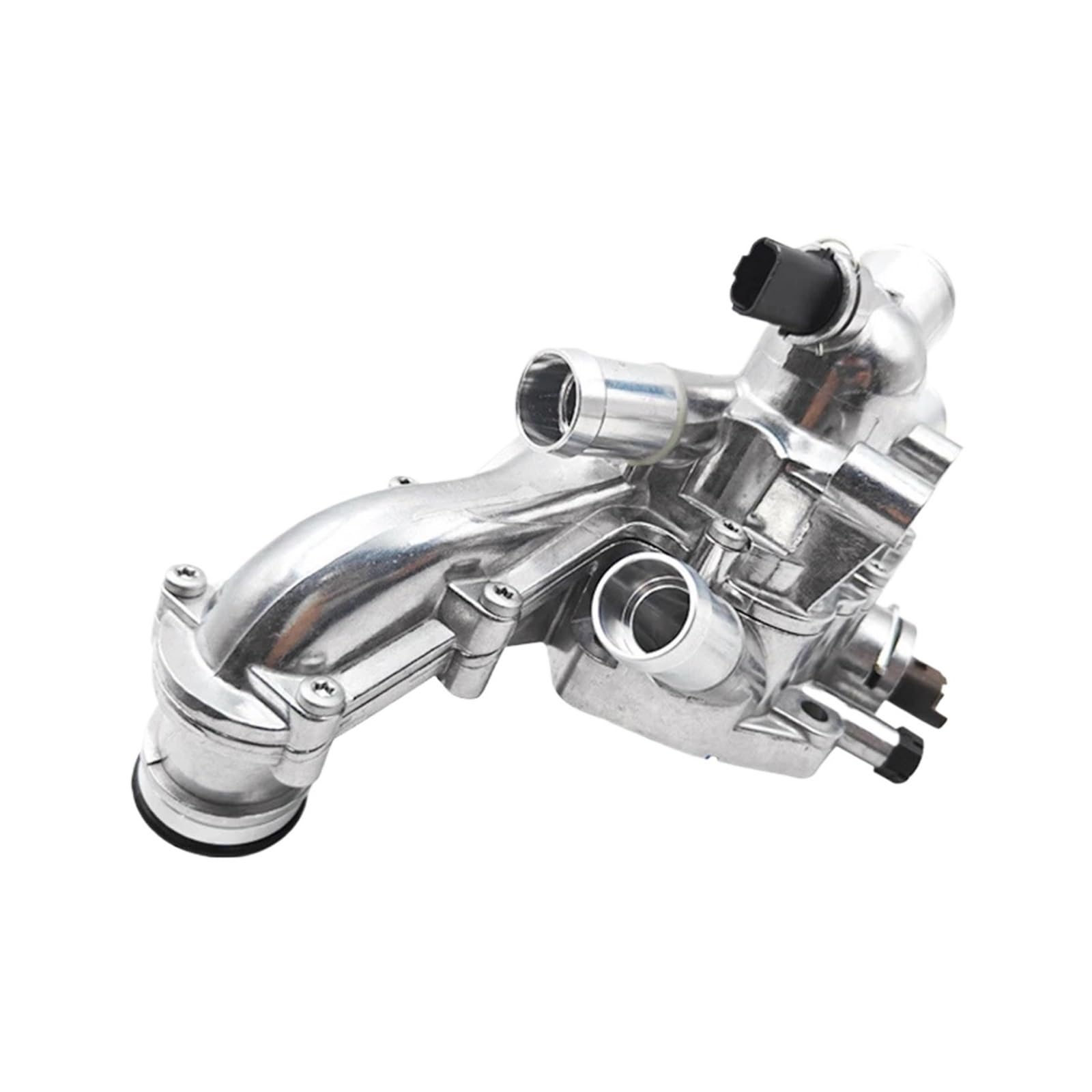 1336Z6 11537534521 Kompatibel for Mini Cooper Citroen C4 Picasso DS3 Peugeot R56 R55 Thermostatgehäuse Wasserauslass Passend 9810916980 1336.Z6(Aluminum) von XWBTRQLK