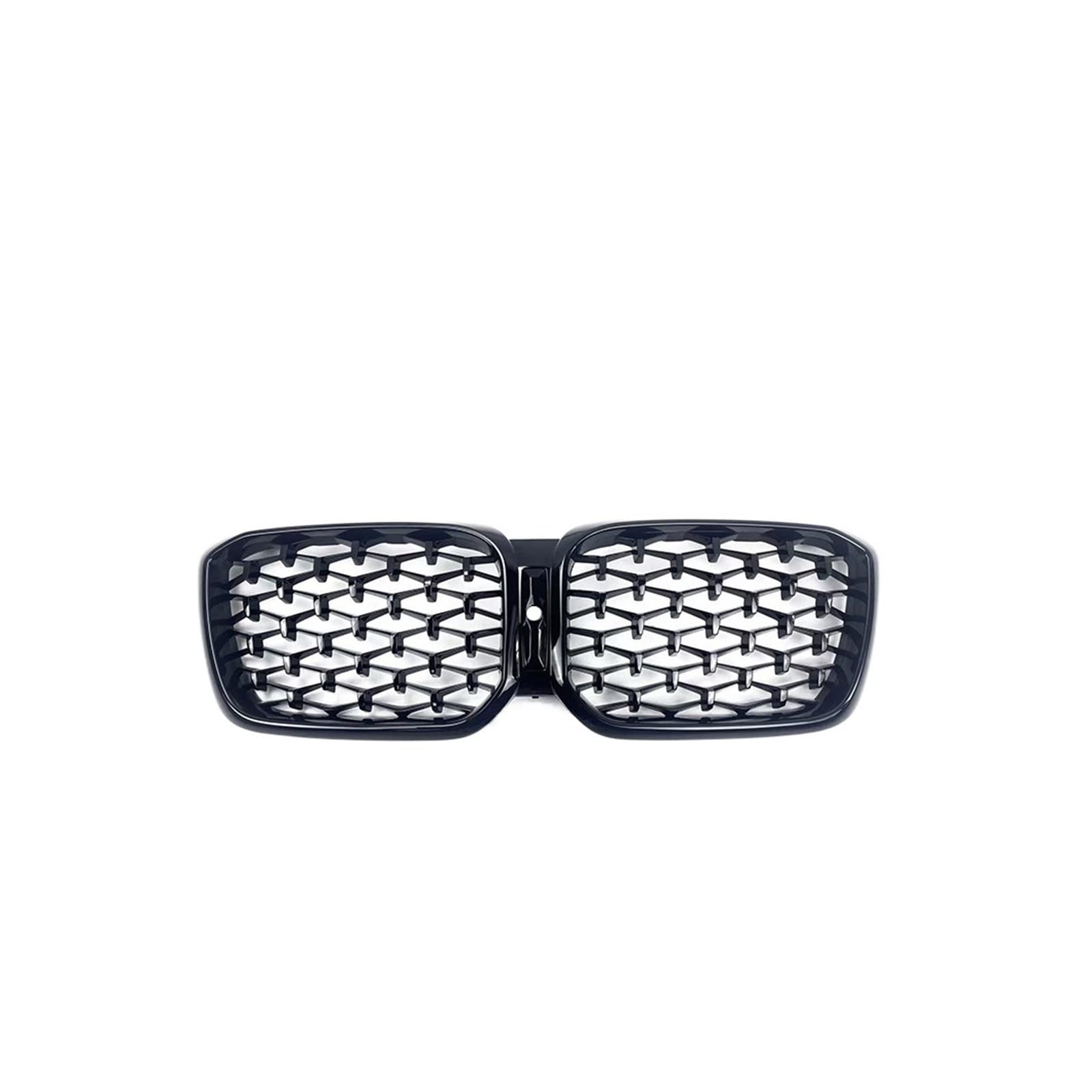 2 Stück Auto Frontstoßstange Diamant Nierengrill Meteor Style Kompatibel für BMW X3 X4 G01 G02 2022+ ABS Chrom Mesh Grille Ersatzteil(With Hole) von XWBTRQLK