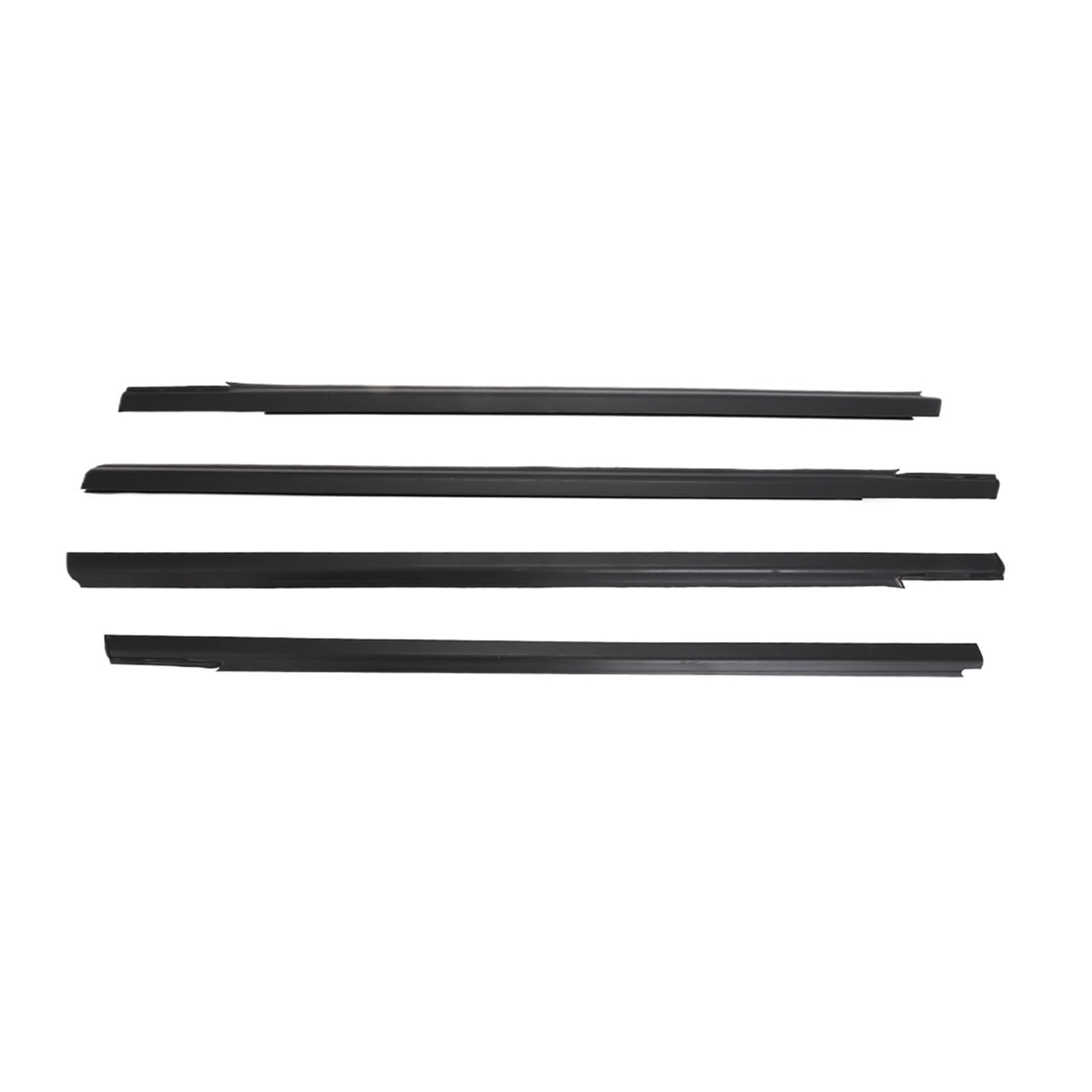 4 Stück Außenfensterglas-Dichtungsstreifen, kompatibel mit Peugeot 301 2013–2017. Türdichtungsstreifen für Schutz, kompatibel mit Citroen Elysee 2014–2016.(Black 301) von XWBTRQLK
