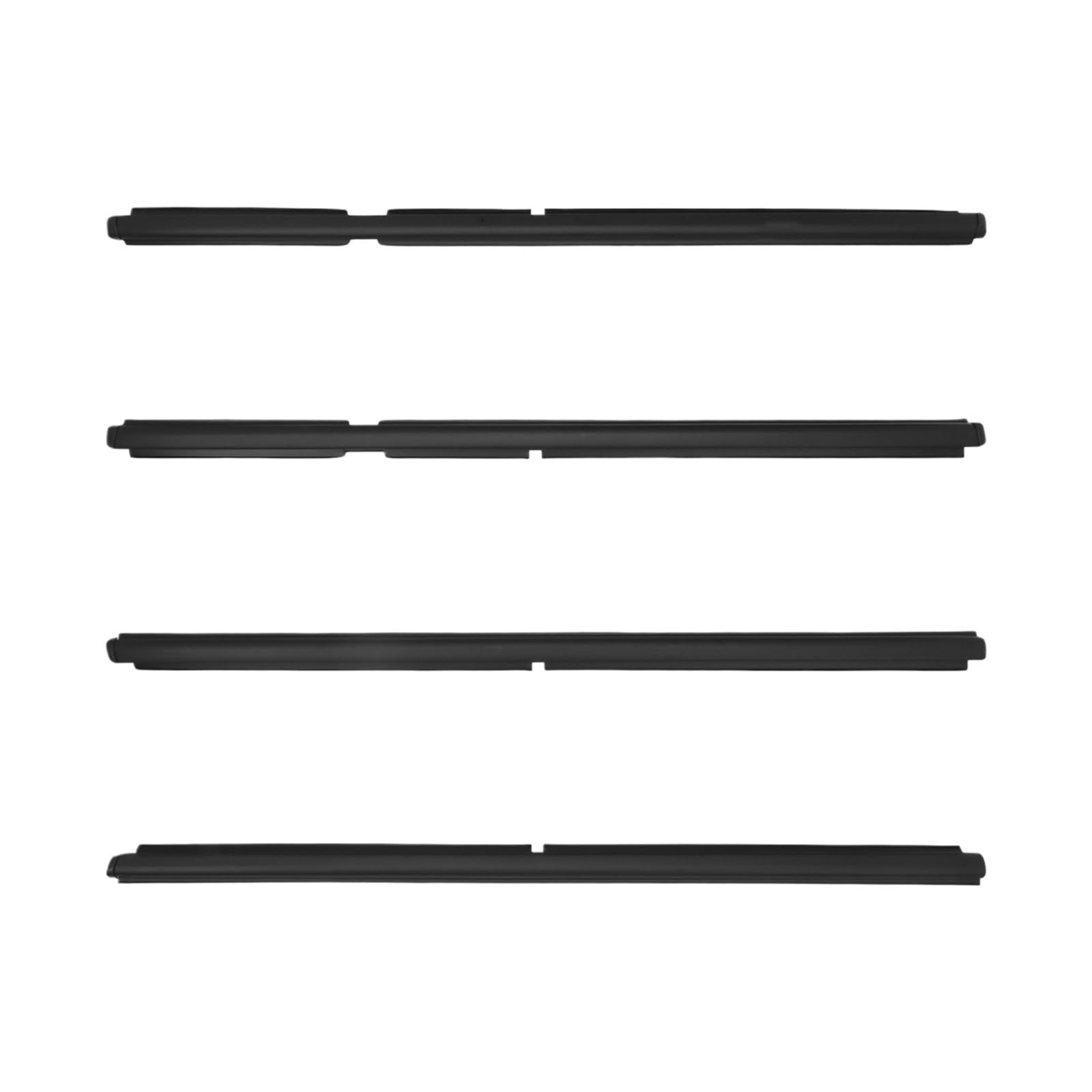 4 Stück Zierleisten für Fenster vorne und hinten, 55135890AF, 55135891AF, 55135878AF, 55135879AF, Dichtungen, kompatibel mit Grand Cherokee II WJ WG 1998–2005 4 Stück Zierleisten für Fenster vorne und hinten, 55135890AF, 55135891AF, 55135878AF, 55135879AF, Dichtungen, kompatibel mit Grand Cherokee II WJ WG 1998–2005 von XWBTRQLK