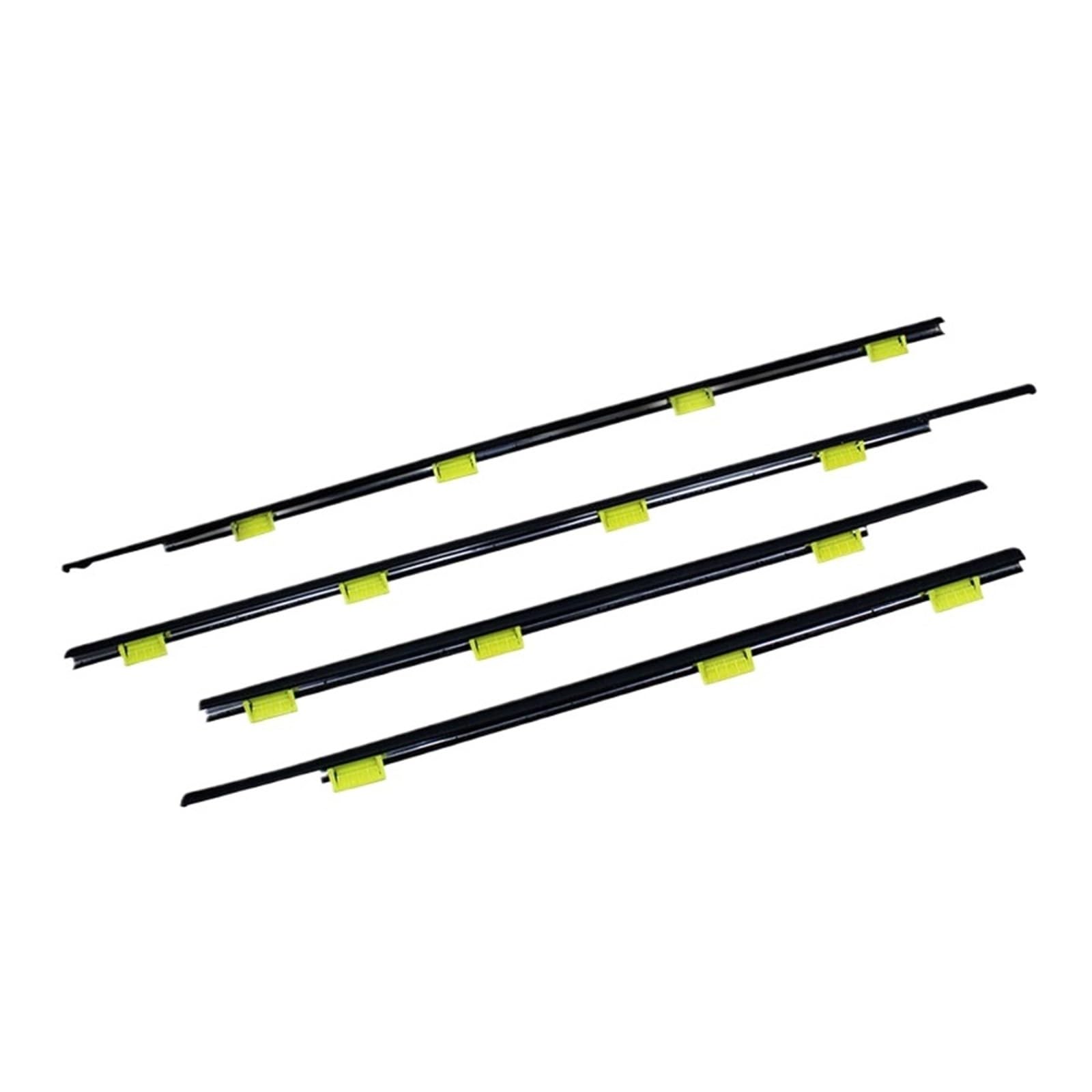 4 stücke Auto Fenster Glas Versiegelt Streifen Seite Fenster Wheatherstrip Kompatibel Für Honda CRV 2002-2022(For CRV 02-06) von XWBTRQLK