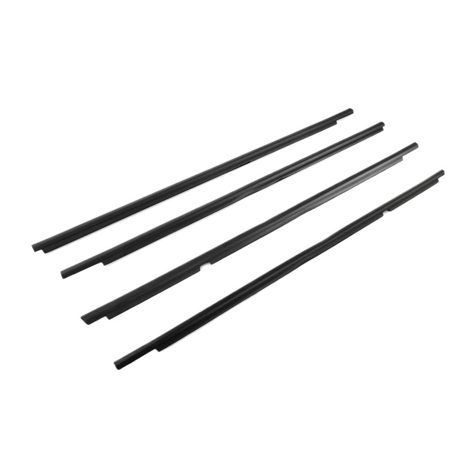 4 stücke Auto Fenster Glas Versiegelt Streifen Seite Fenster Wheatherstrip Kompatibel Für Toyota Corolla 2008-2019(Black for 2008-2013) von XWBTRQLK