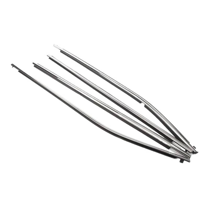 4 stücke Auto Fenster Glas Versiegelt Streifen Seite Fenster Wheatherstrip Kompatibel Für Toyota Corolla 2008-2019(Chrome for 2014-2019) von XWBTRQLK