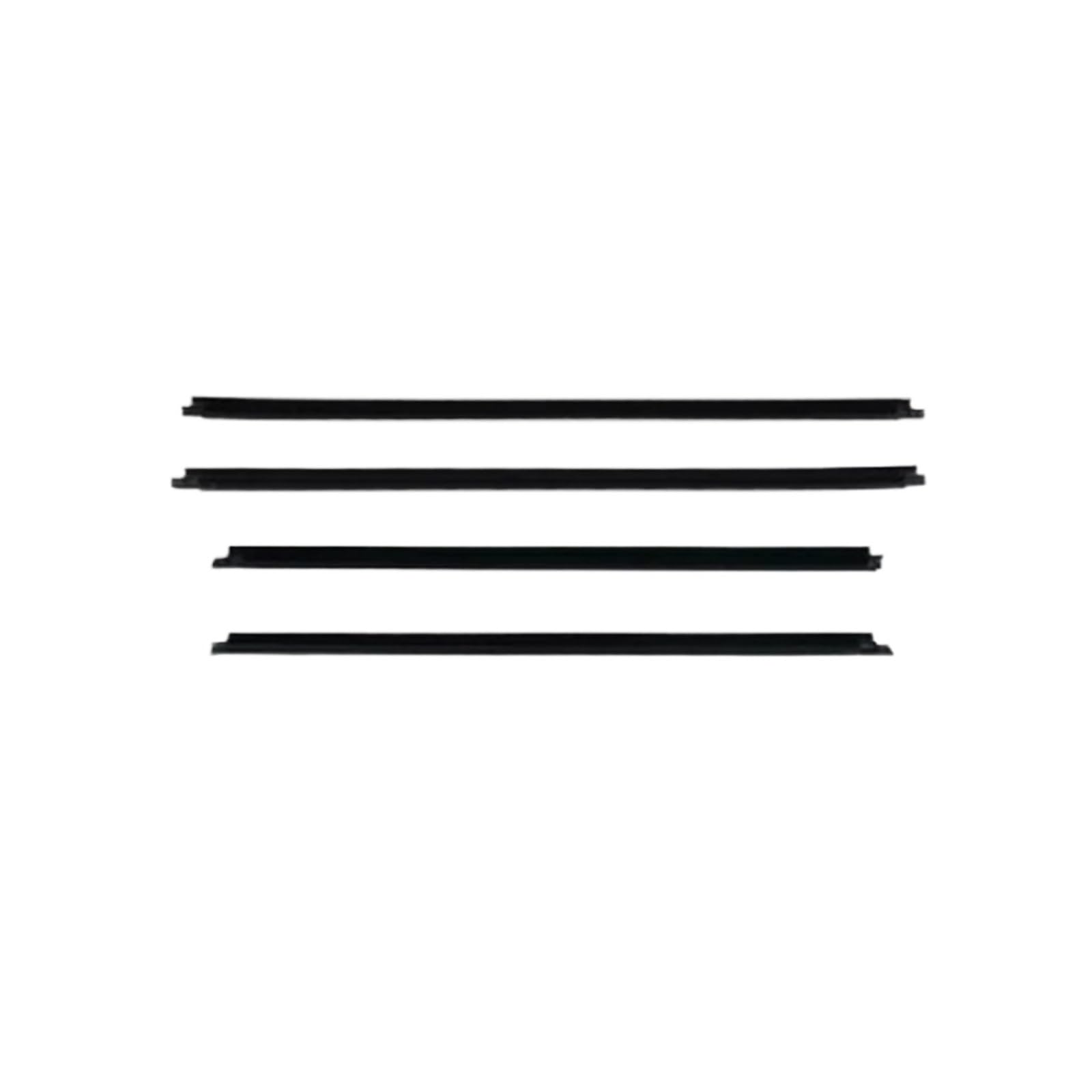 4 stücke Auto Fenster Glas Versiegelt Streifen Seite Fenster Wheatherstrip Wasserdicht Druck Streifen Kompatibel Für Toyota Fortuner 2004-2015 von XWBTRQLK