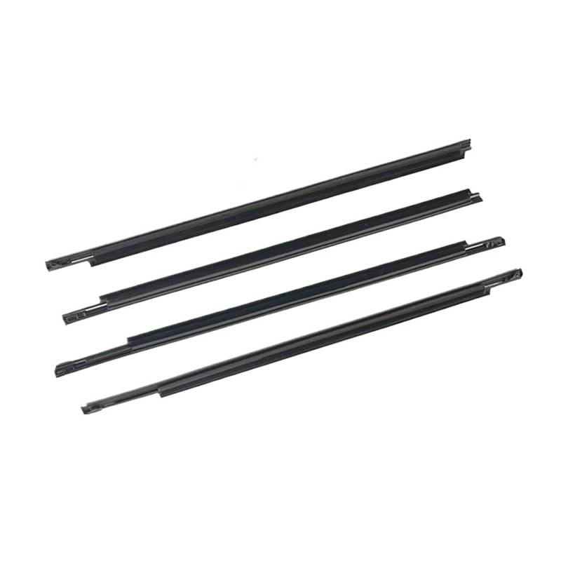 4 stücke Schwarz Gummi Auto Seite Fenster Glas Dichtung Moulding Trim Kompatibel Für Toyota Prius 2004-2015(For 2004-2009) von XWBTRQLK