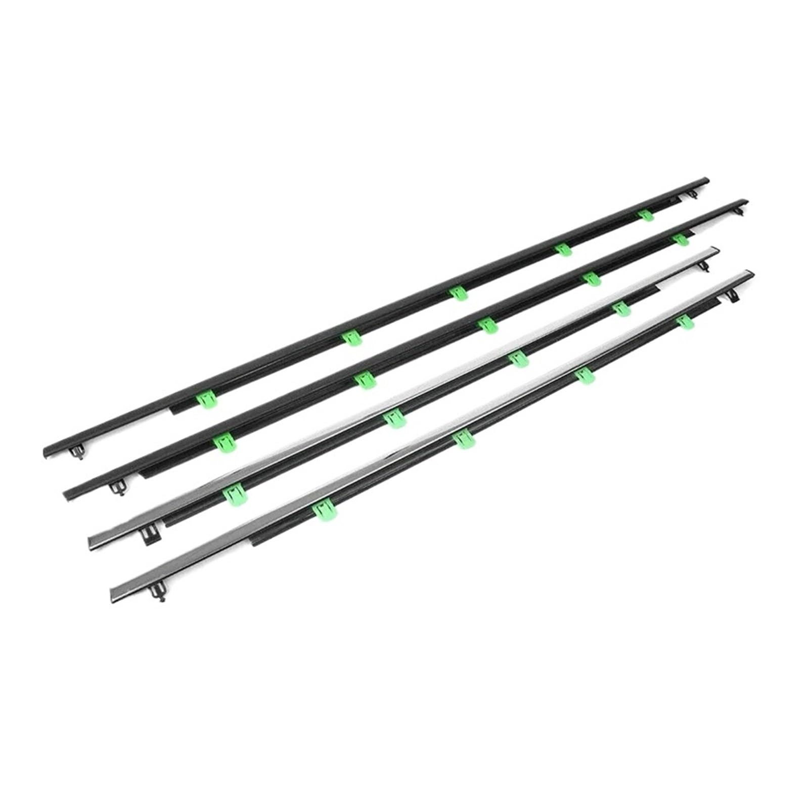 4PCS Auto Fenster Weathers Seite Tür Glas Fenster Dichtung Streifen Kompatibel Für Honda CRV 2002-2022(For CRV 07-11) von XWBTRQLK