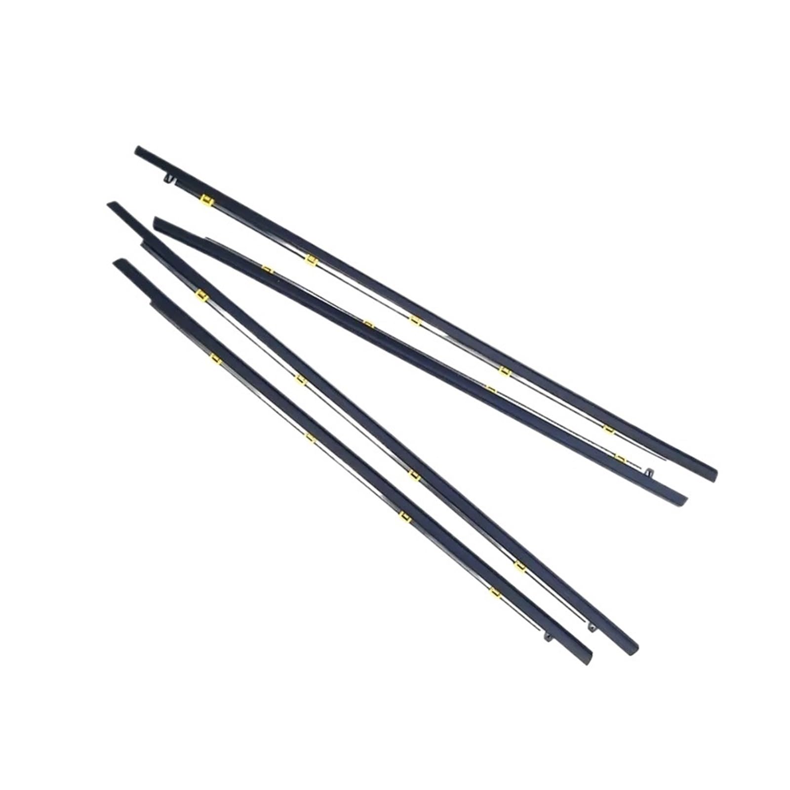 4PCS Auto Fenster Weathers Seite Tür Glas Fenster Dichtung Streifen Kompatibel Für Honda CRV 2002-2022(For CRV 17-22) von XWBTRQLK