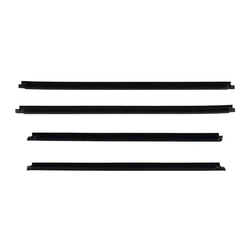 4Pcs Fenster Äußere Weathers Kompatibel Für Toyota Fortuner 2004-2015 Seite Tür Moulding Trim Dichtung 68161-0K010 68164-0K020 68162-0K010 von XWBTRQLK