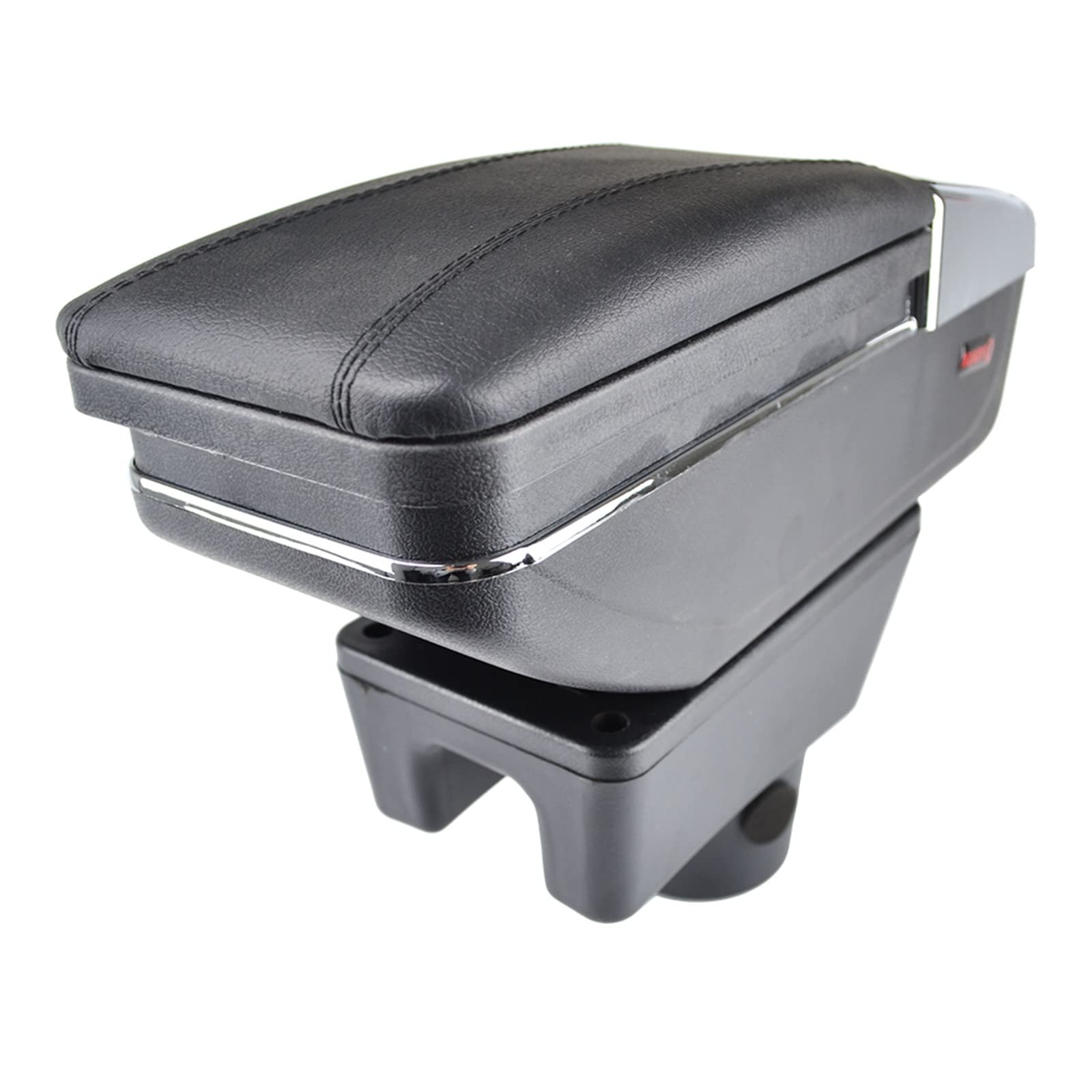 Armlehne Kompatibel for Mitsubishi Mirage Attrage 2014-2018 Armlehne Drehbare Lagerung Box Dekoration Auto Styling 2015(Black thread) von XWBTRQLK