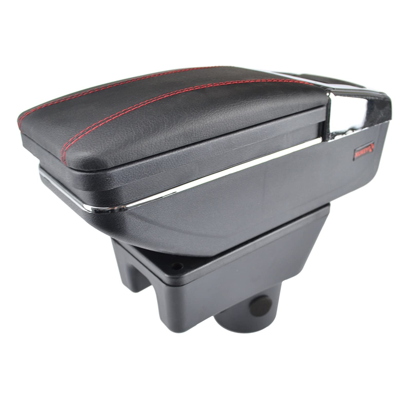 Armlehne Kompatibel for Mitsubishi Mirage Attrage 2014-2018 Armlehne Drehbare Lagerung Box Dekoration Auto Styling 2015(Red thread) von XWBTRQLK