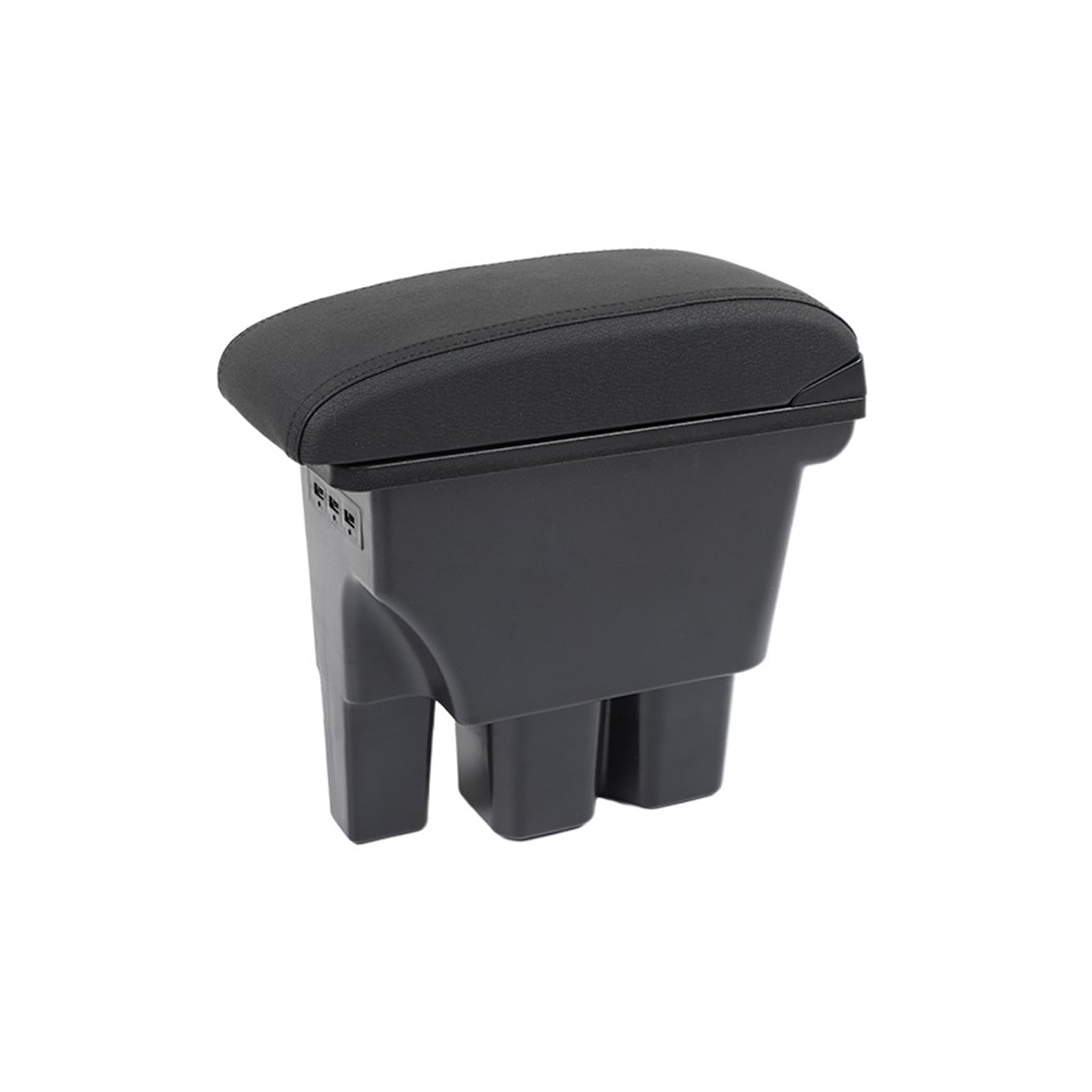 Armlehnen-Nachrüstteile, kompatibel for Suzuki Jimny JB74, Auto-Armlehnenbox, Aufbewahrungsbox, Innenzubehör, USB, kompatibel for Suzuki Jimny 2019+(B Black Line) von XWBTRQLK