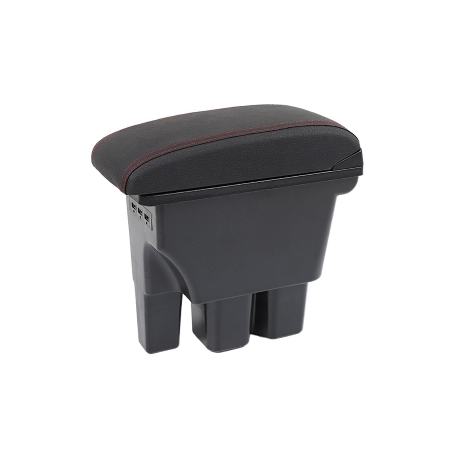 Armlehnen-Nachrüstteile, kompatibel for Suzuki Jimny JB74, Auto-Armlehnenbox, Aufbewahrungsbox, Innenzubehör, USB, kompatibel for Suzuki Jimny 2019+(B Red Line) von XWBTRQLK