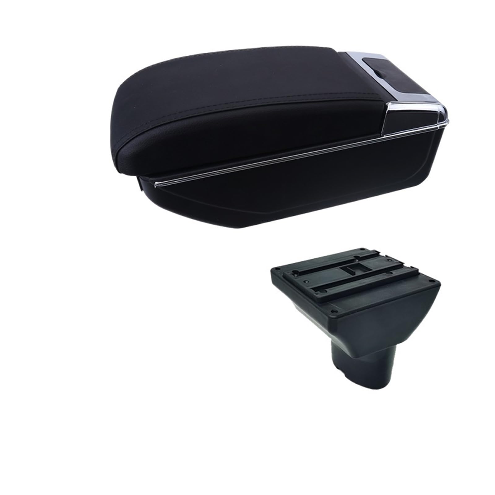 Armlehnenbox kompatibel for Hyundai I20 2012–2018, Innenausstattung, spezielle Nachrüstteile, Autozubehör, einfache Installation, USB, kompatibel mit Hyundai I20 Armlehne(B1 led black 7USB) von XWBTRQLK