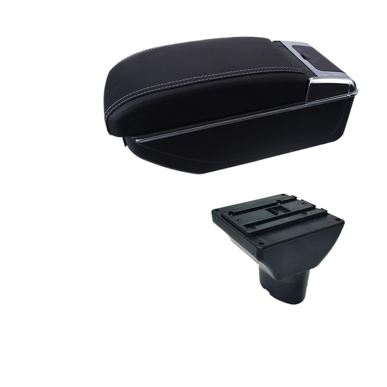 Armlehnenbox kompatibel for Hyundai I20 2012–2018, Innenausstattung, spezielle Nachrüstteile, Autozubehör, einfache Installation, USB, kompatibel mit Hyundai I20 Armlehne(B2 led white 7USB) von XWBTRQLK