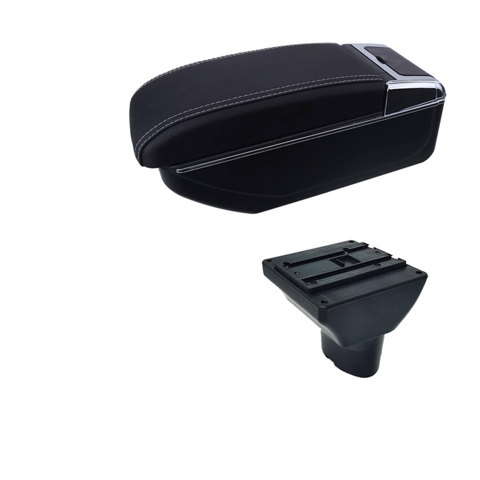 Armlehnenbox kompatibel for Hyundai I20 2012–2018, Innenausstattung, spezielle Nachrüstteile, Autozubehör, einfache Installation, USB, kompatibel mit Hyundai I20 Armlehne(D2 telescopic wihte) von XWBTRQLK