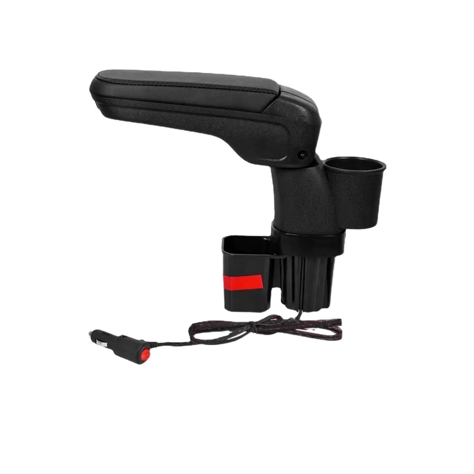 Auto-Armlehnen-Aufbewahrungsbox mit Getränkehalter, Mittelkonsolen-Ellenbogenstütze, kompatibel mit Jimny JB64 JB74 2019–2020 Auto-Armlehnen-Aufbewahrungsbox mit Getränkehalter, Mittelkonsolen-Ellenbogenstütze, kompatibel mit Jimny JB64 JB74 2019–2020 von XWBTRQLK
