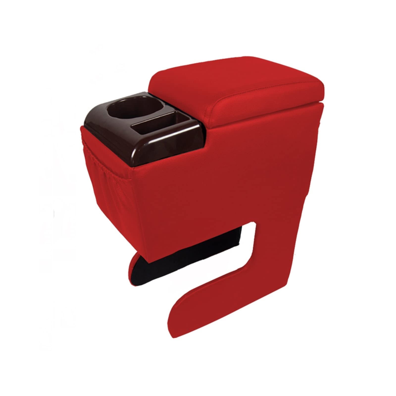 Auto-Armlehnenbox, Mittelkonsole, Aufbewahrungsbox, Armlehnenbox-Zubehör, Auto-Mittelarmlehnenhalterung, passend for die meisten Autos(Red) von XWBTRQLK