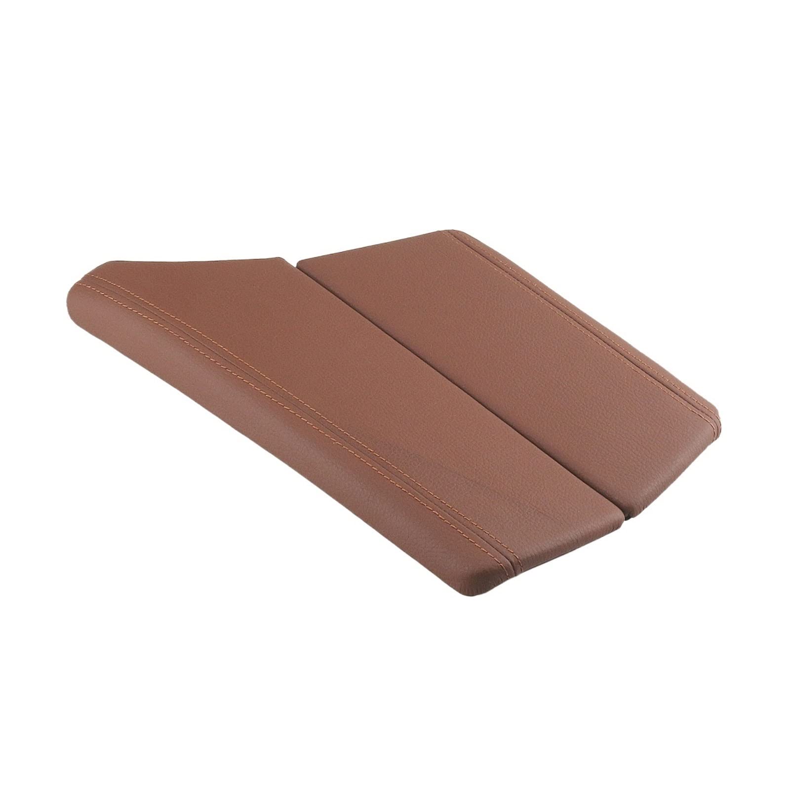 Auto Center Console Armlehne Abdeckung Control Arm Board Panel Kompatibel for BMW F10 F11 F18 2010 2011 2012 2013 2014 2015 2016 2017 5Serie(Brown) von XWBTRQLK