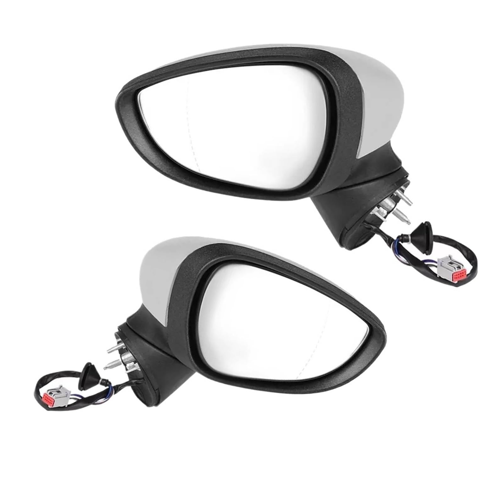 Auto Elektrische Rückspiegel Seite Spiegel Montage Kompatibel for Ford Fiesta MK7 2008 2009 2010 2011 2012 Rechts von XWBTRQLK