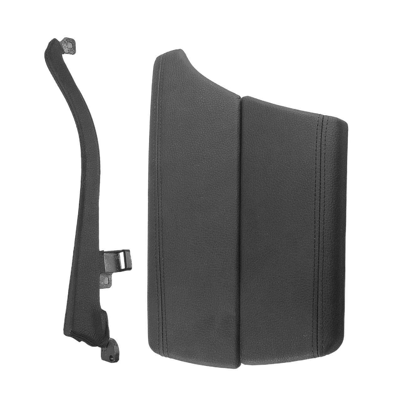 Auto-Front-Center-Konsole Armlehnenkappenabdeckung mit Armlehnenabdeckungsdeckel, kompatibel for BMW F10 2010 2011 2012 2013 2014 2015 2016 2017 5Series(Black) von XWBTRQLK