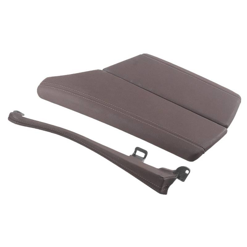 Auto-Front-Center-Konsole Armlehnenkappenabdeckung mit Armlehnenabdeckungsdeckel, kompatibel for BMW F10 2010 2011 2012 2013 2014 2015 2016 2017 5Series(Mocha Brown) von XWBTRQLK