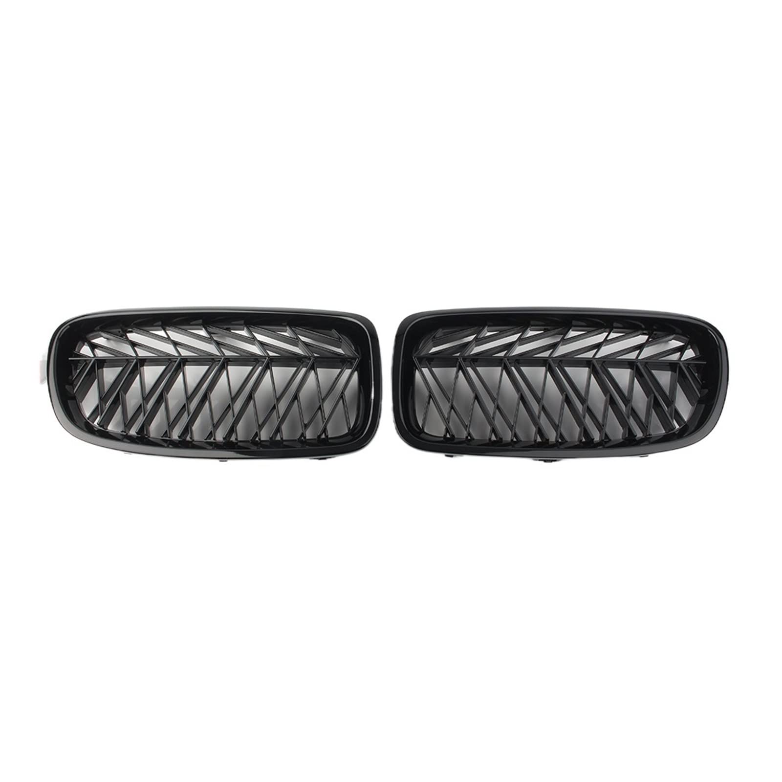 Auto-Nierengrill, oberer Netzgrill, kompatibel mit BMW 3er F35 F30 2013–2018, ABS-Kunststoff, schwarz glänzend, Fastship von XWBTRQLK
