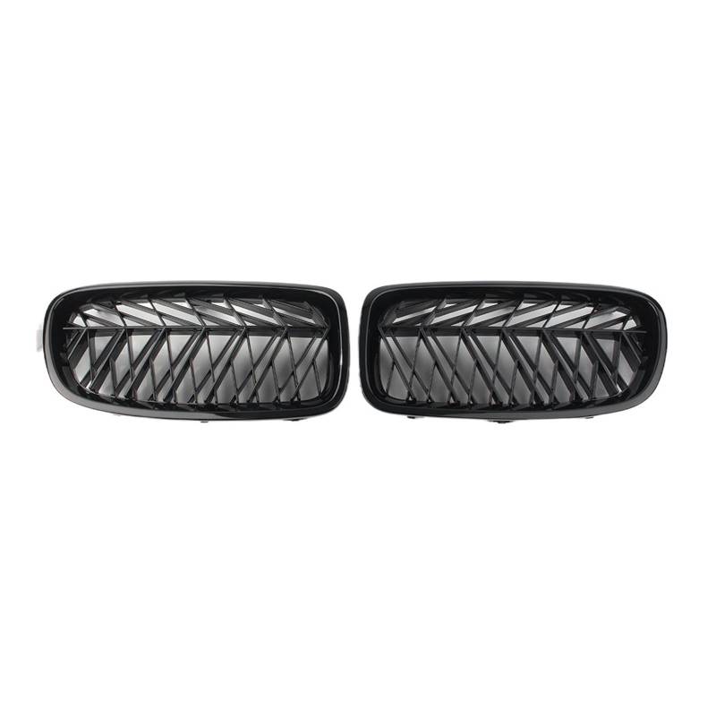 Auto-Nierengrill, oberer Netzgrill, kompatibel mit BMW 3er F35 F30 2013–2018, ABS-Kunststoff, schwarz glänzend, Fastship von XWBTRQLK