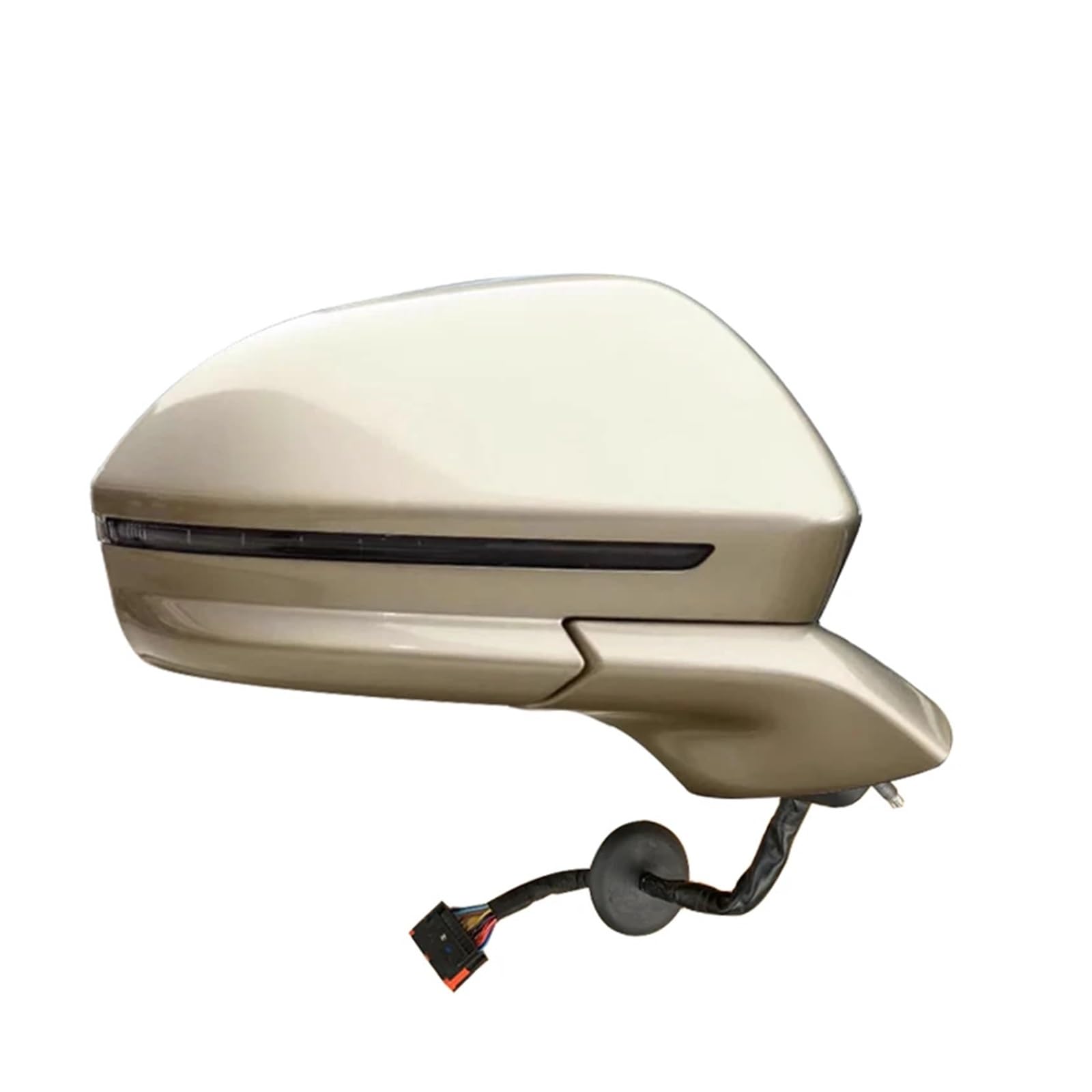 Auto-Seitenrückspiegelbaugruppe, kompatibel mit Lincoln MKC 2014–2020, automatisch unterstützte Lenkung, Spiegellinse, elektrische Klappmontage, Zubehör(13 Wire Right-02) von XWBTRQLK