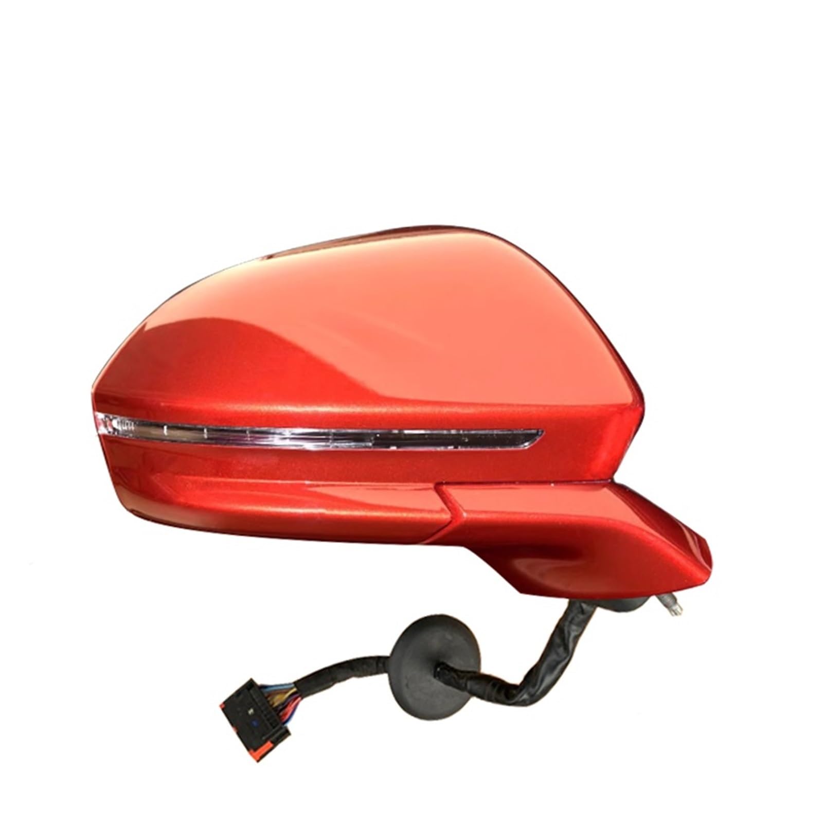 Auto-Seitenrückspiegelbaugruppe, kompatibel mit Lincoln MKC 2014–2020, automatisch unterstützte Lenkung, Spiegellinse, elektrische Klappmontage, Zubehör(13 Wire Right-03) von XWBTRQLK