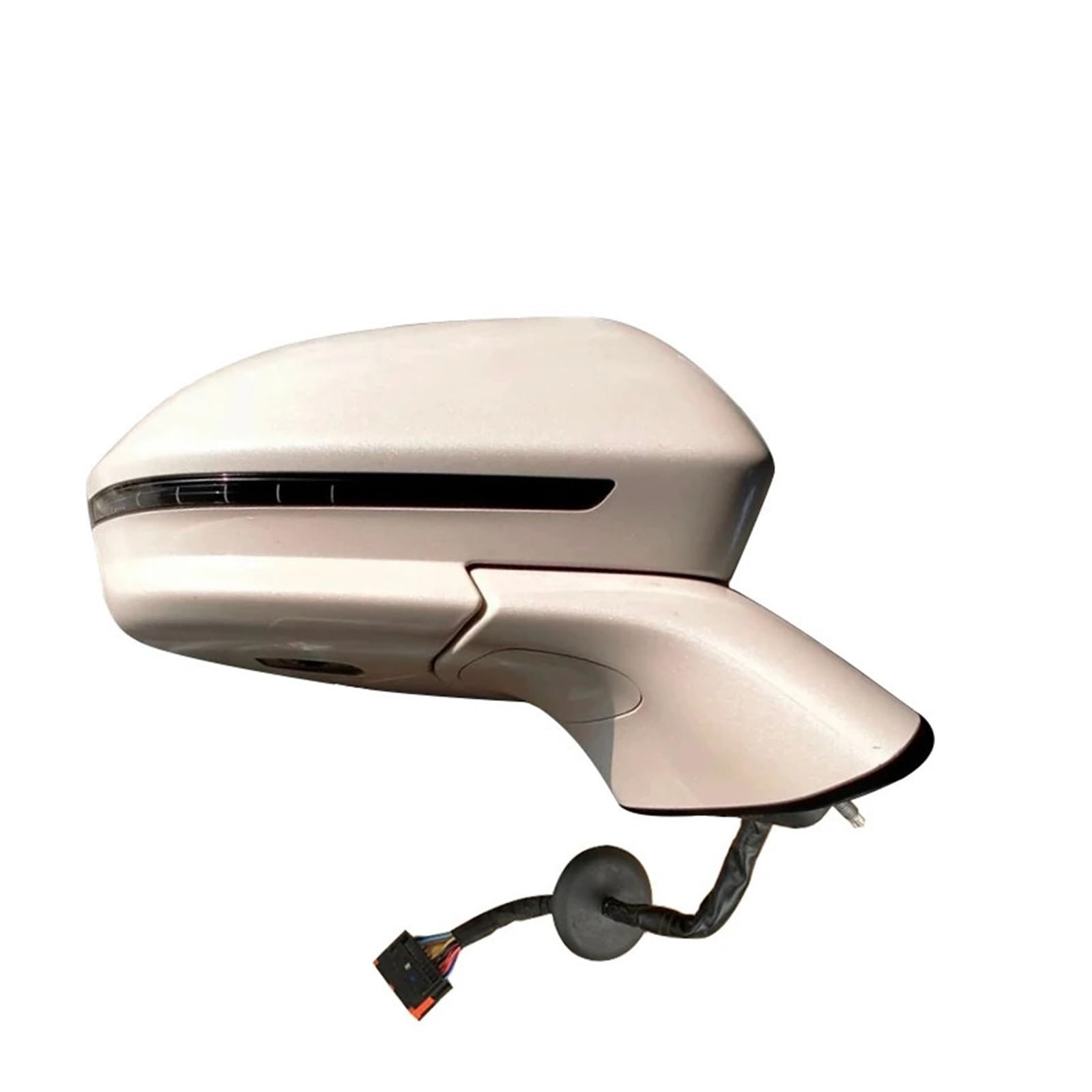 Auto-Seitenrückspiegelbaugruppe, kompatibel mit Lincoln MKC 2014–2020, automatisch unterstützte Lenkung, Spiegellinse, elektrische Klappmontage, Zubehör(14 Wire Right-01) von XWBTRQLK