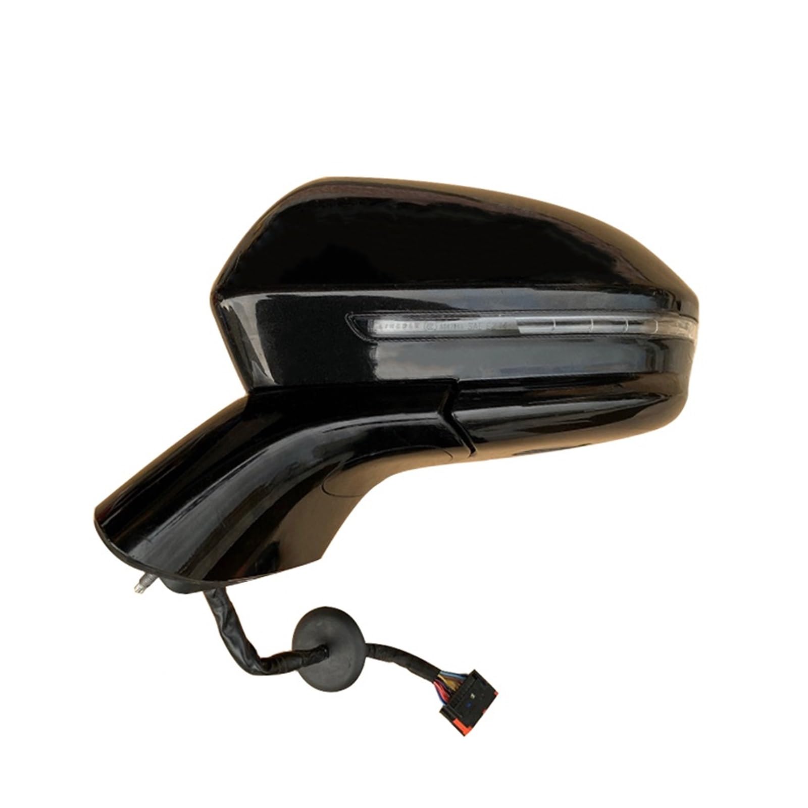 Auto-Seitenrückspiegelbaugruppe, kompatibel mit Lincoln MKC 2014–2020, automatisch unterstützte Lenkung, Spiegellinse, elektrische Klappmontage, Zubehör(15 Wire Left) von XWBTRQLK