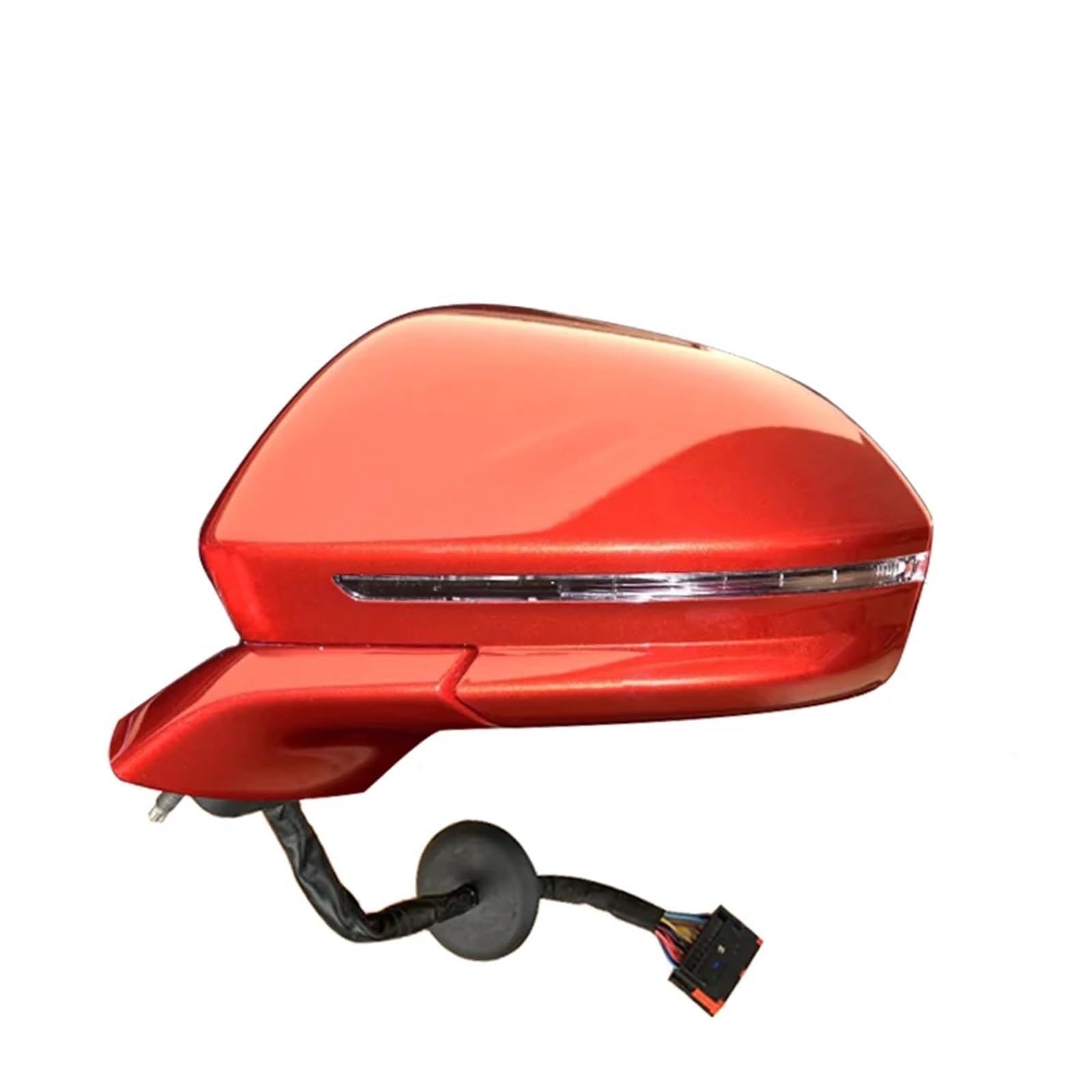 Auto-Seitenrückspiegelbaugruppe, kompatibel mit Lincoln MKC 2014–2020, automatisch unterstützte Lenkung, Spiegellinse, elektrische Klappmontage, Zubehör(15 Wire Left-03) von XWBTRQLK