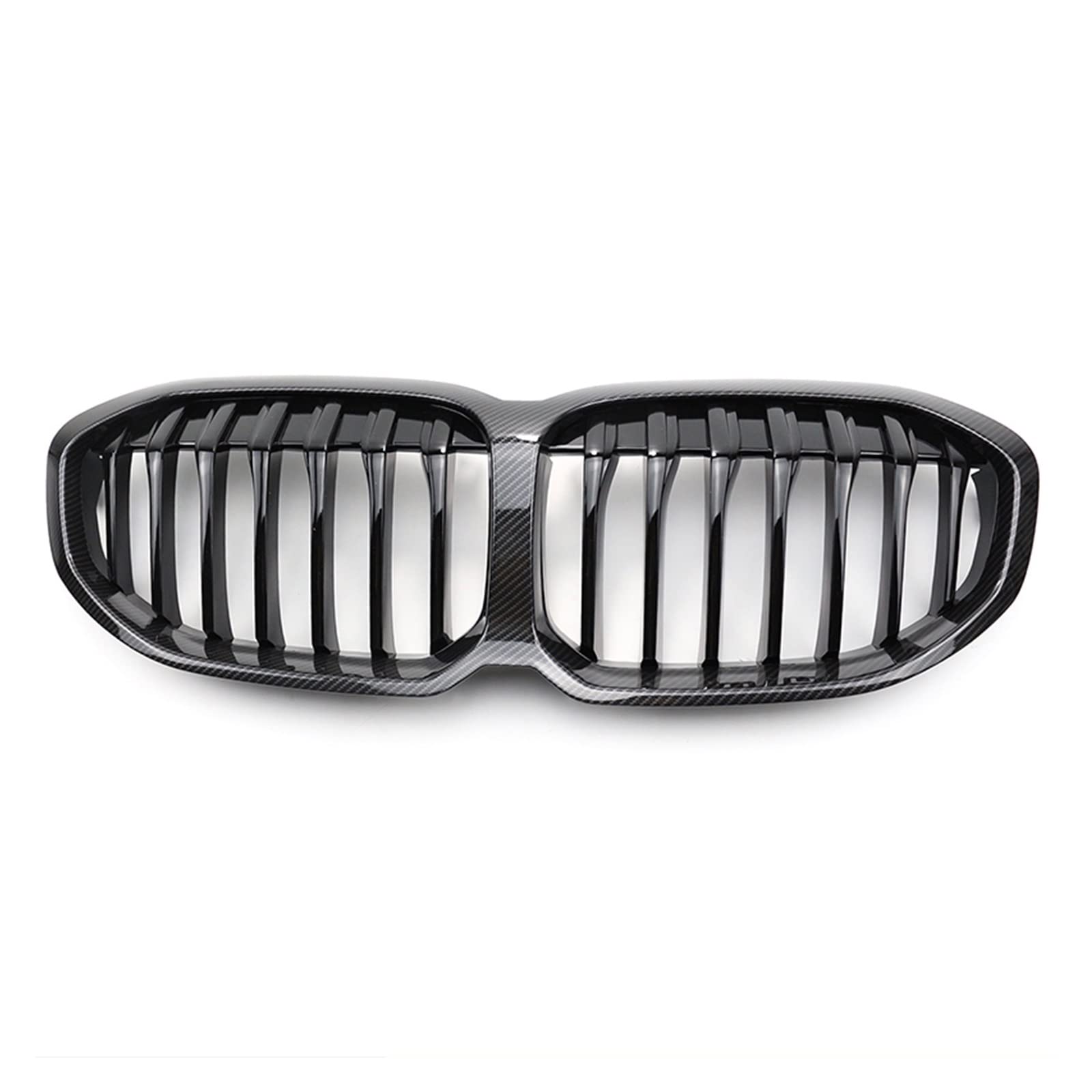 Auto Vorne Mitte Grille Sport Gitter Ersatz ABS Kompatibel Für BMW 1 Serie F40 Fließheck 2020 2021 2022 +(Carbon Fiber Printed) von XWBTRQLK