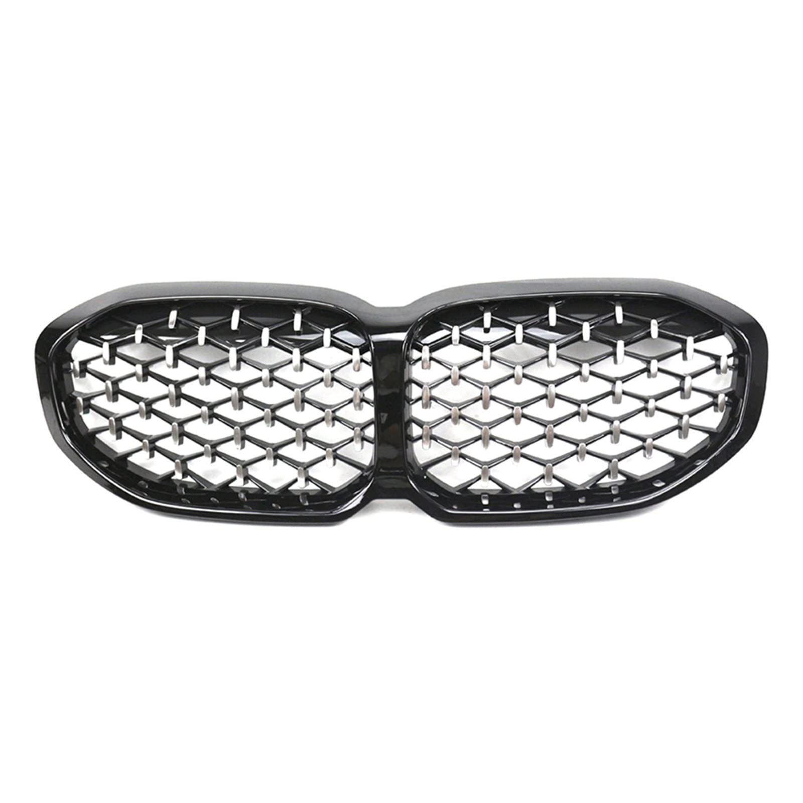 Auto Vorne Mitte Grille Sport Gitter Ersatz ABS Kompatibel Für BMW 1 Serie F40 Fließheck 2020 2021 2022 +(Diamond) von XWBTRQLK