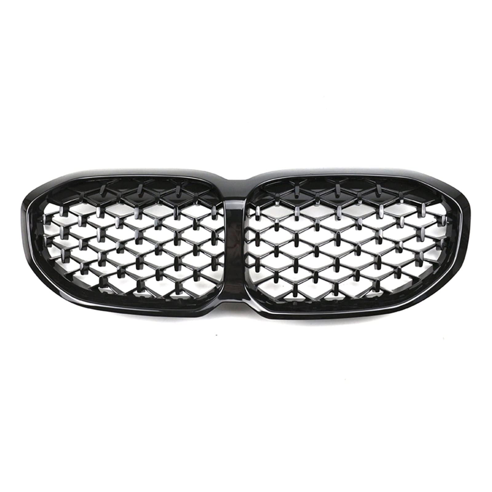 Auto Vorne Mitte Grille Sport Gitter Ersatz ABS Kompatibel Für BMW 1 Serie F40 Fließheck 2020 2021 2022 +(Diamond-01) von XWBTRQLK